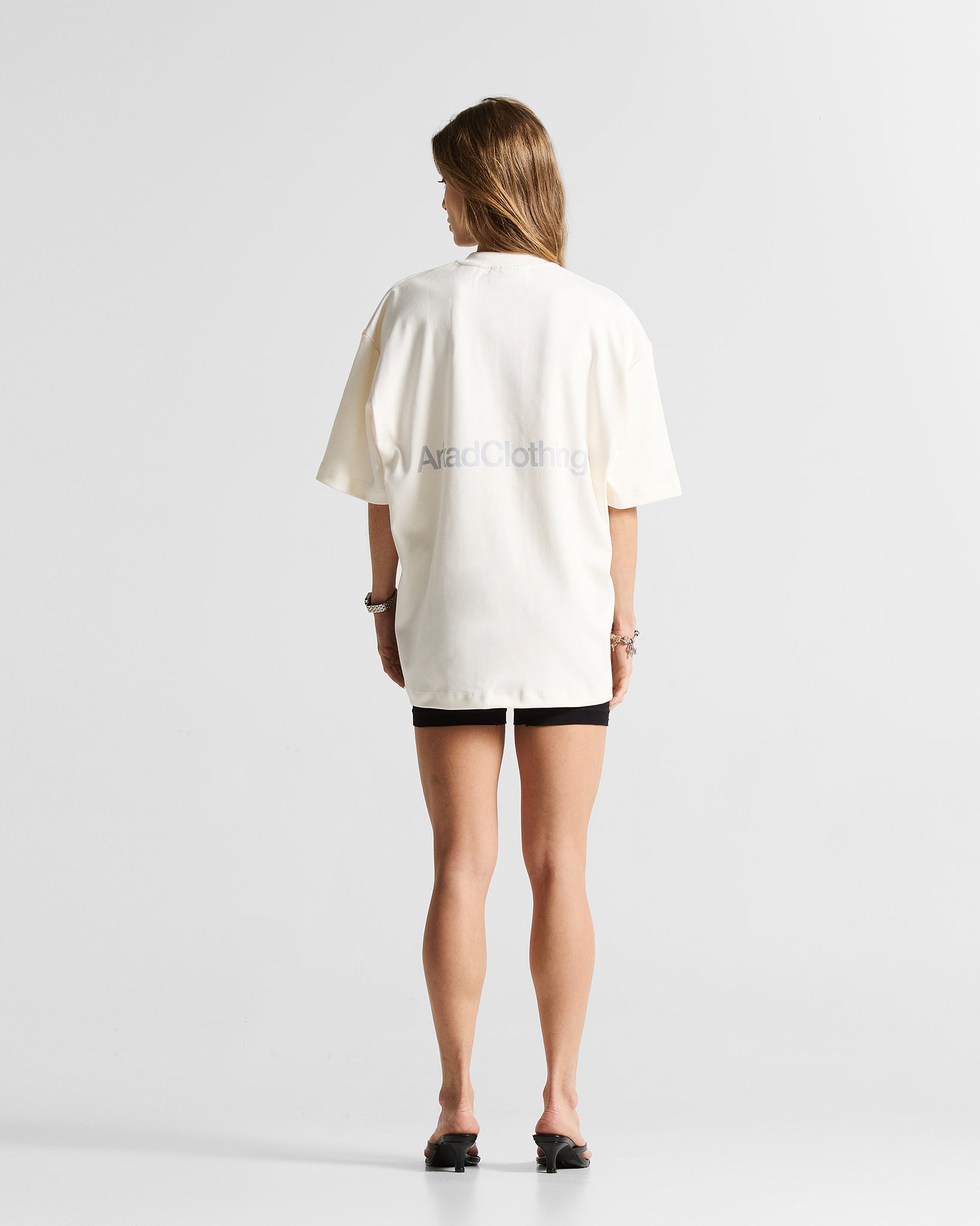 Tshirt Oversize Cream Angels - Unisex