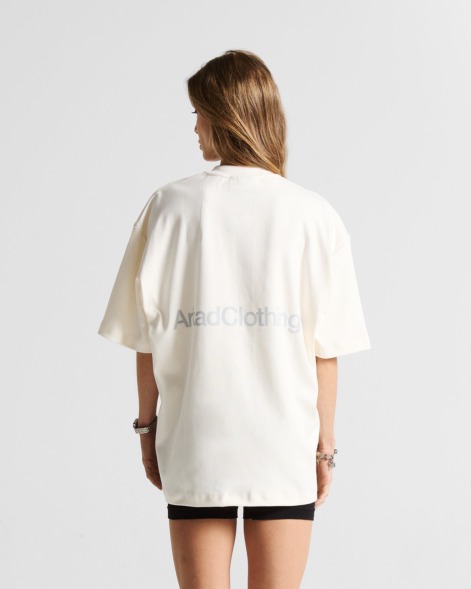 Tshirt Oversize Cream Angels - Unisex