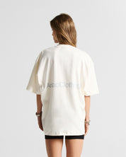 Tshirt Oversize Cream Angels - Unisex