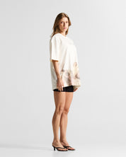Tshirt Oversize Cream Angels - Unisex