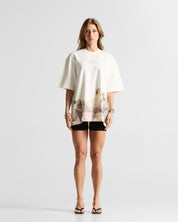 Tshirt Oversize Cream Angels - Unisex