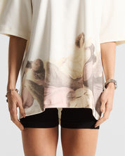Tshirt Oversize Cream Angels - Unisex