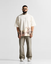 Printed Washed Jean Hustler