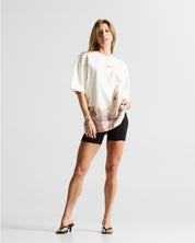 Tshirt Oversize Cream Angels - Unisex