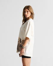 Tshirt Oversize Cream Angels - Unisex