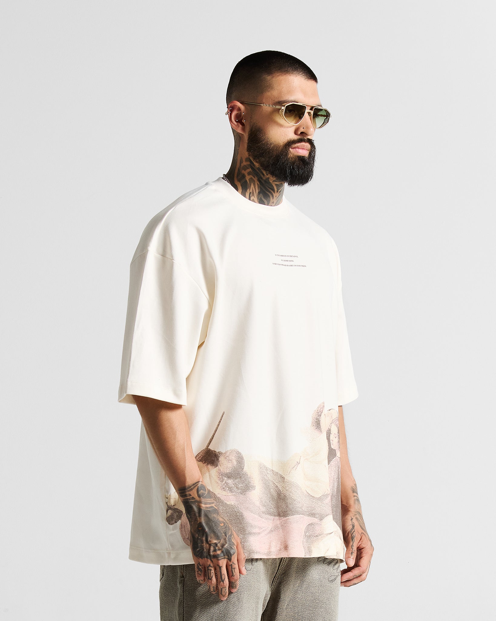 Tshirt Oversize Cream Angels