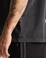 Washed Black Graphic Tshirt