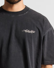 Washed Black Graphic Tshirt