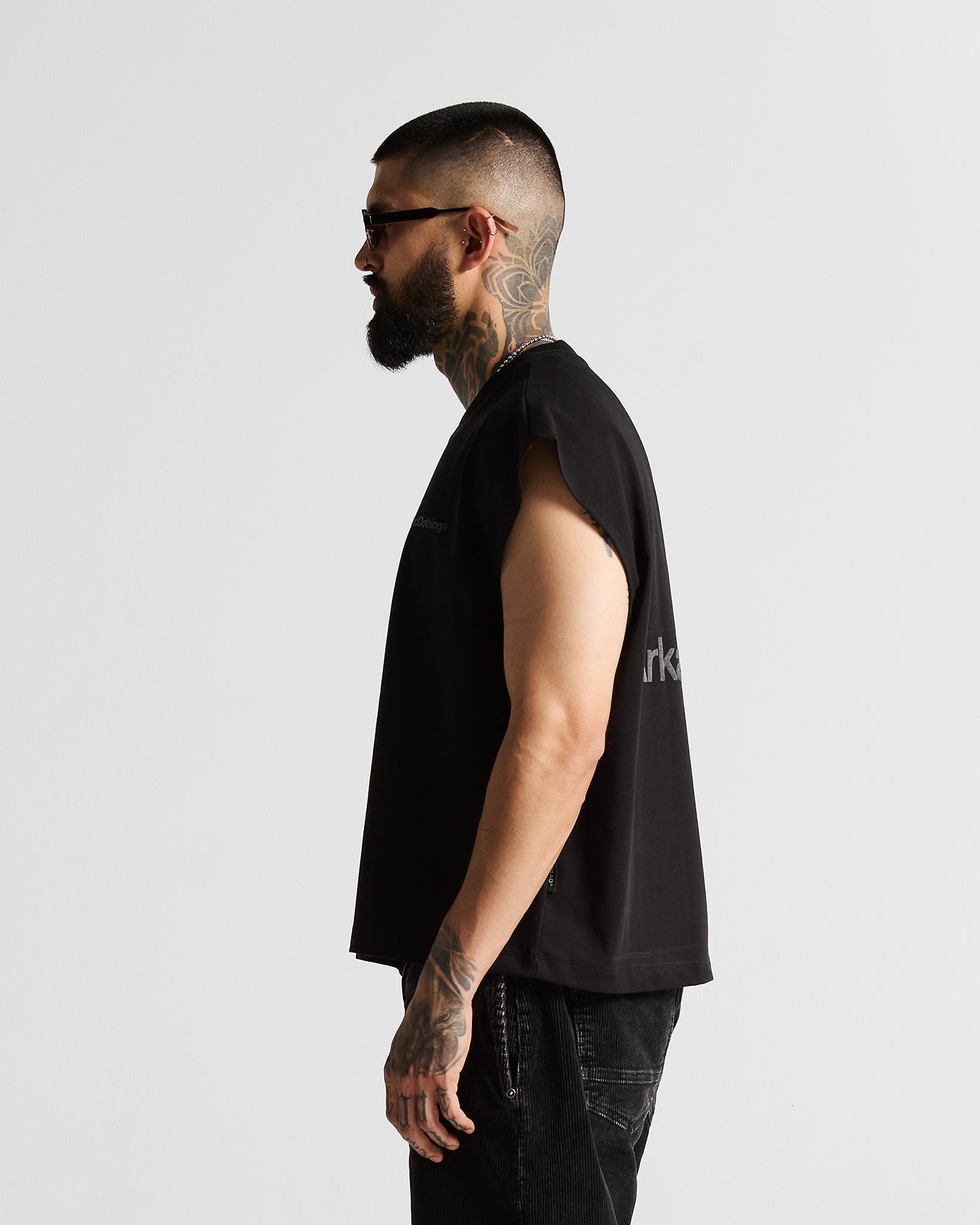 Tank Shirt Hustler Negra