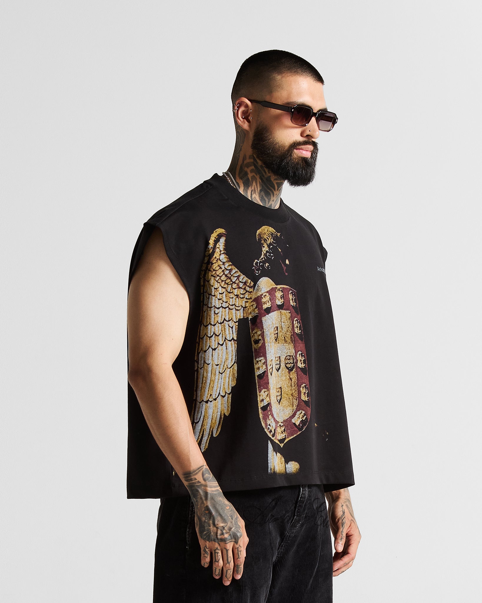 Tank Shirt Hustler Negra