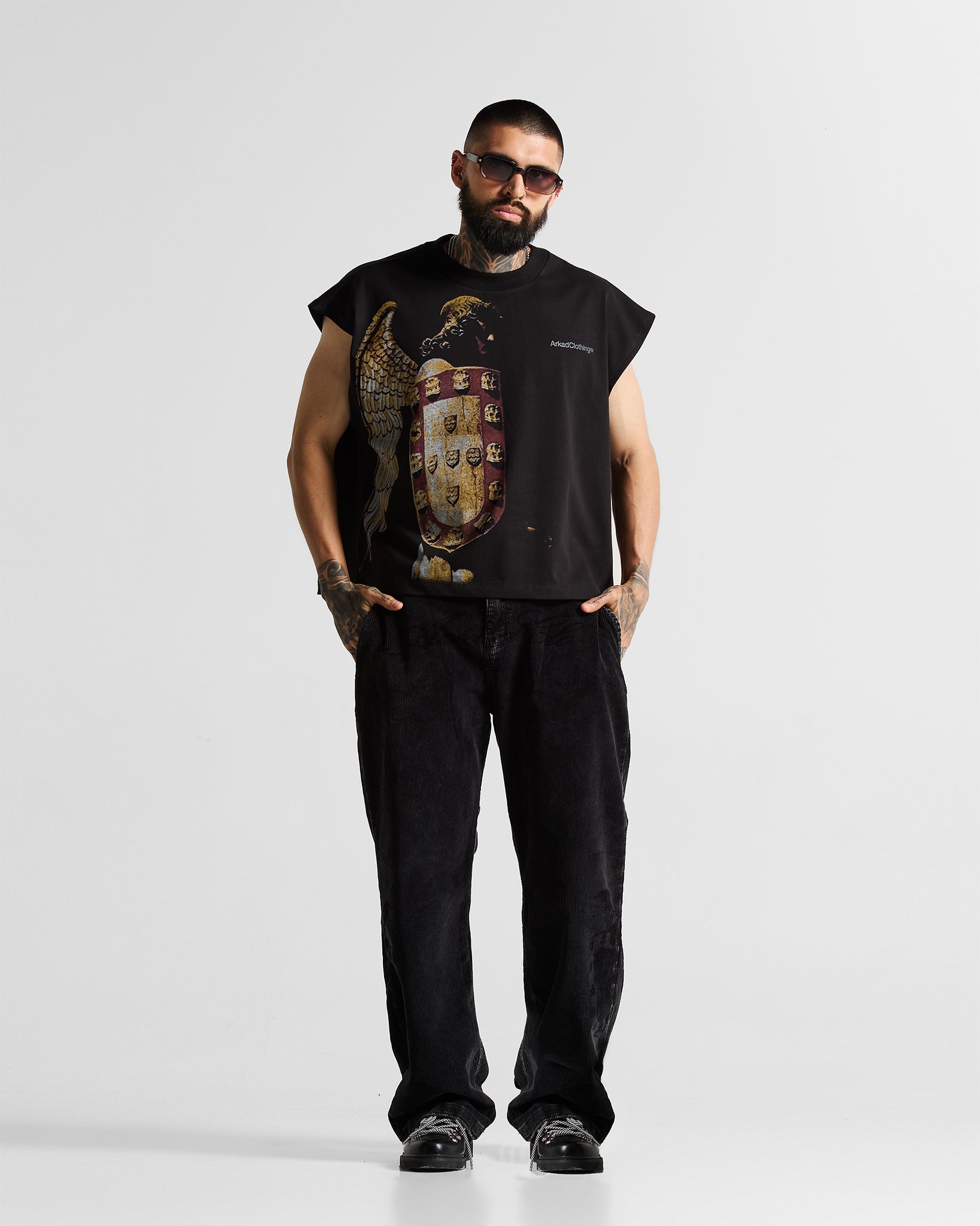 Tank Shirt Hustler Negra