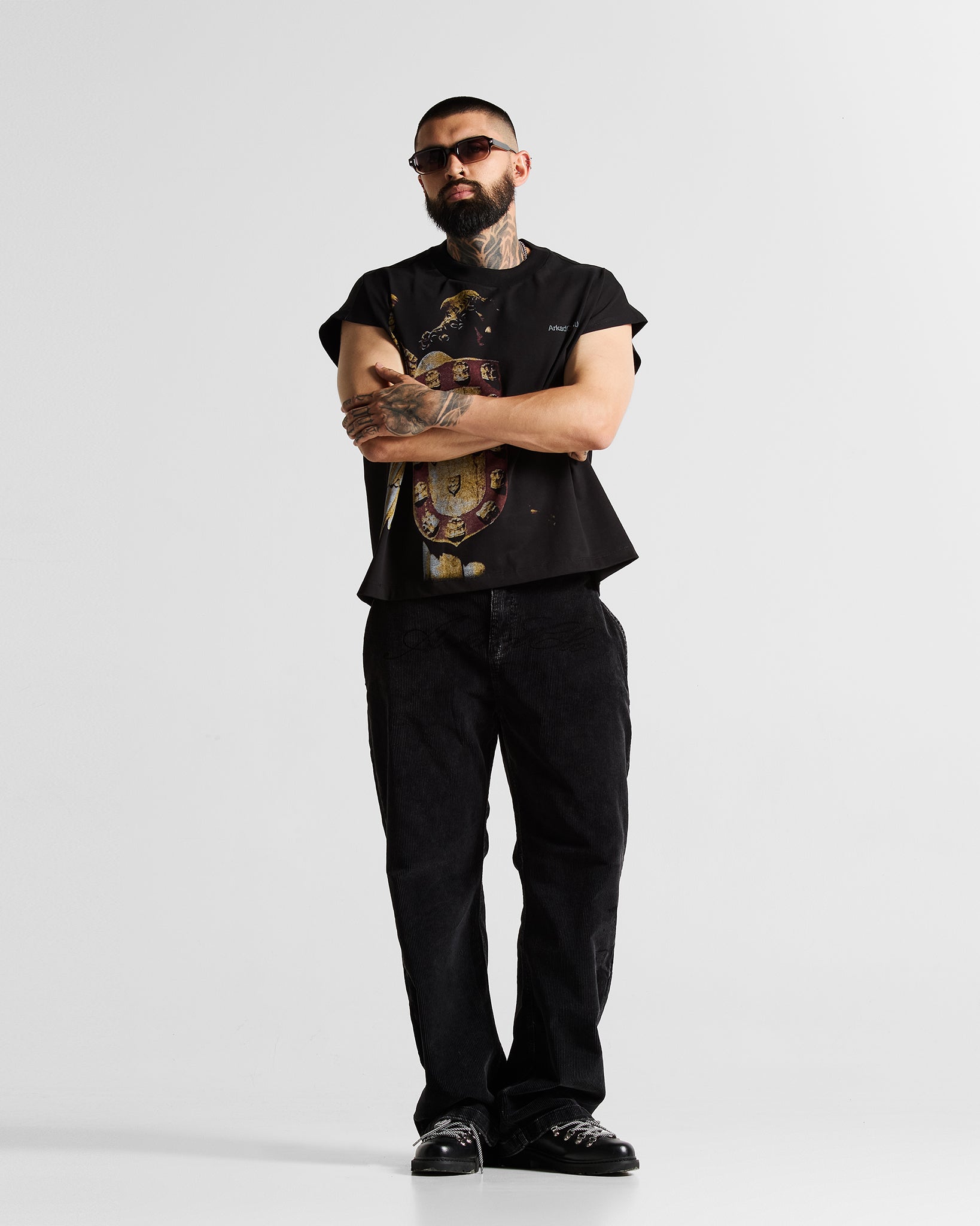Tank Shirt Hustler Negra