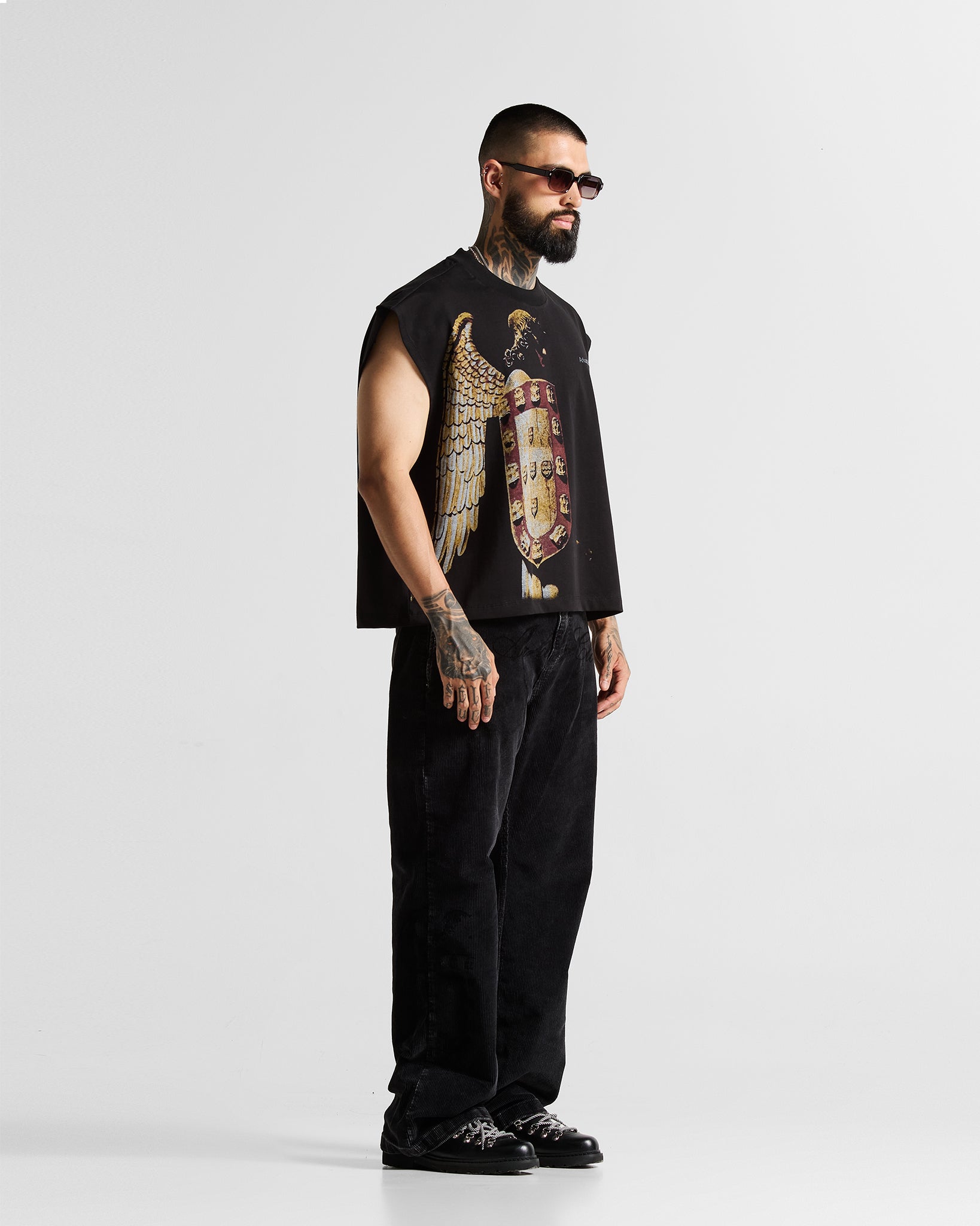 Tank Shirt Hustler Negra