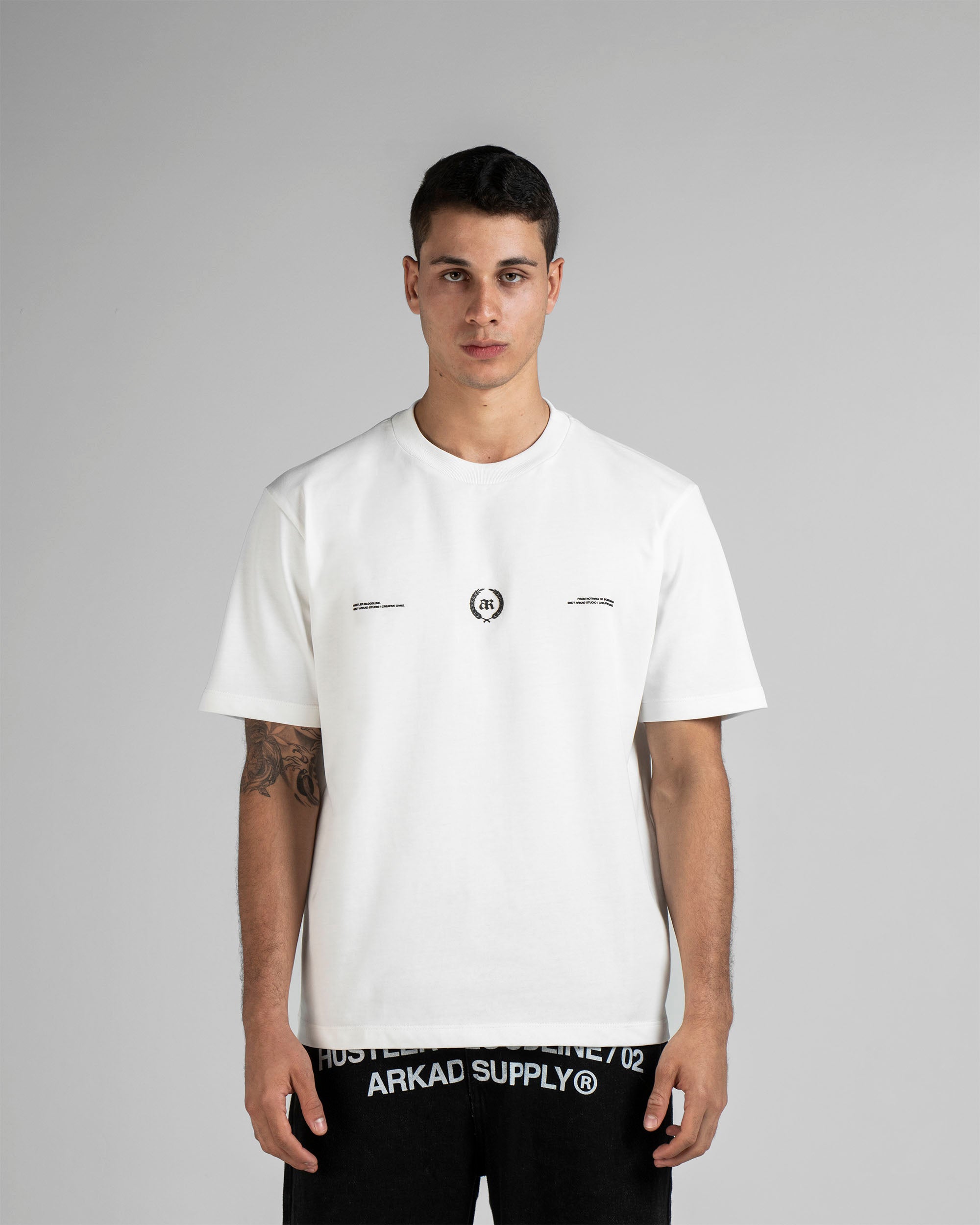 Tshirt Regular Fit Crema Clasica