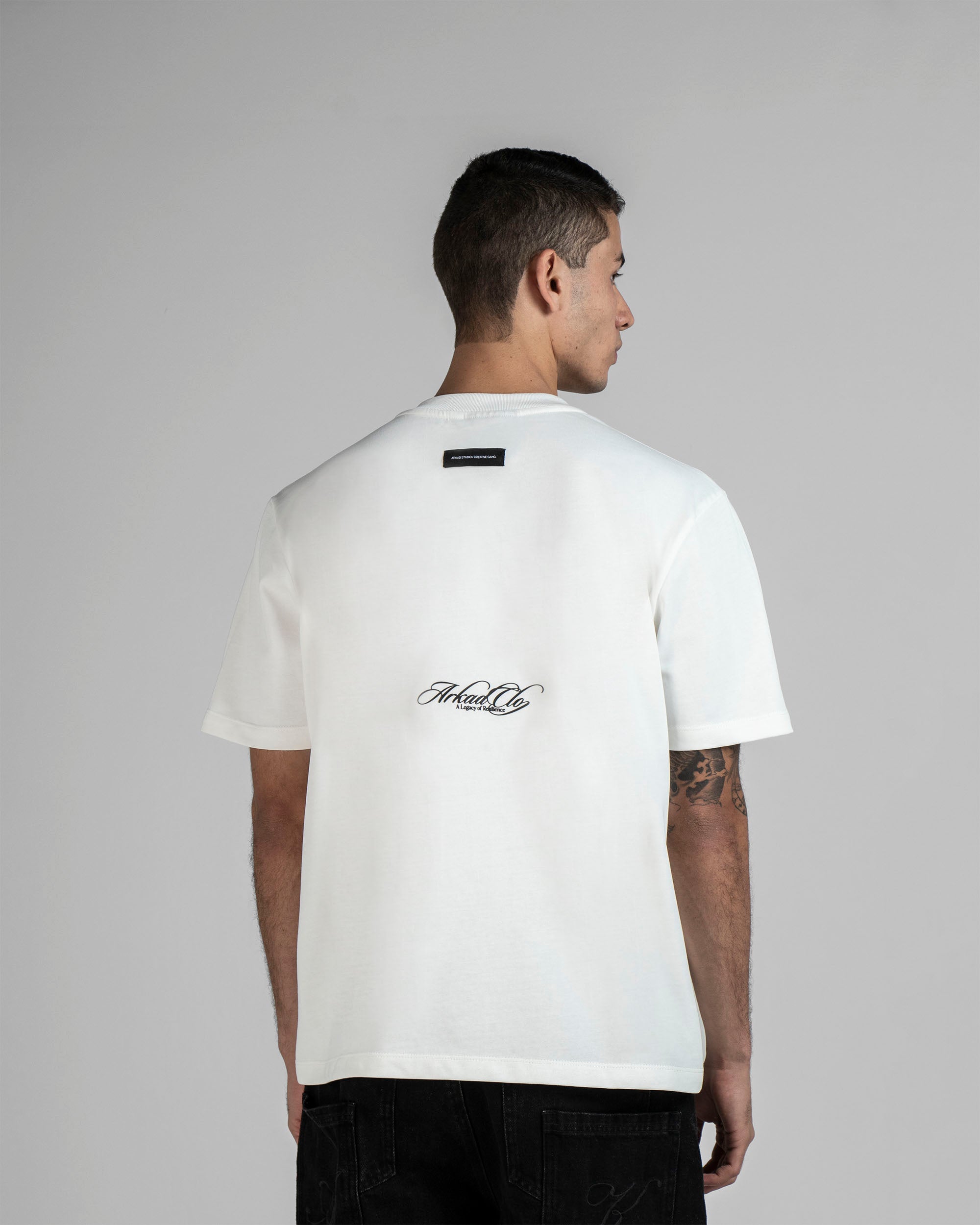 Tshirt Regular Fit Crema Clasica
