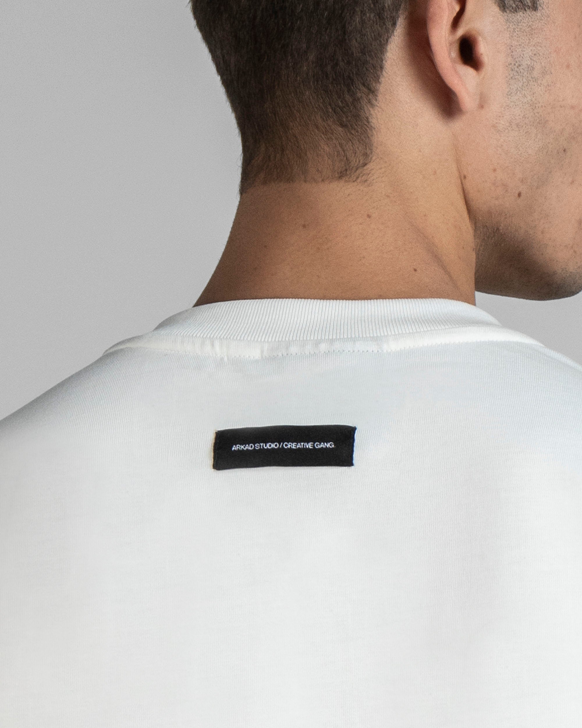 Tshirt Regular Fit Crema Clasica
