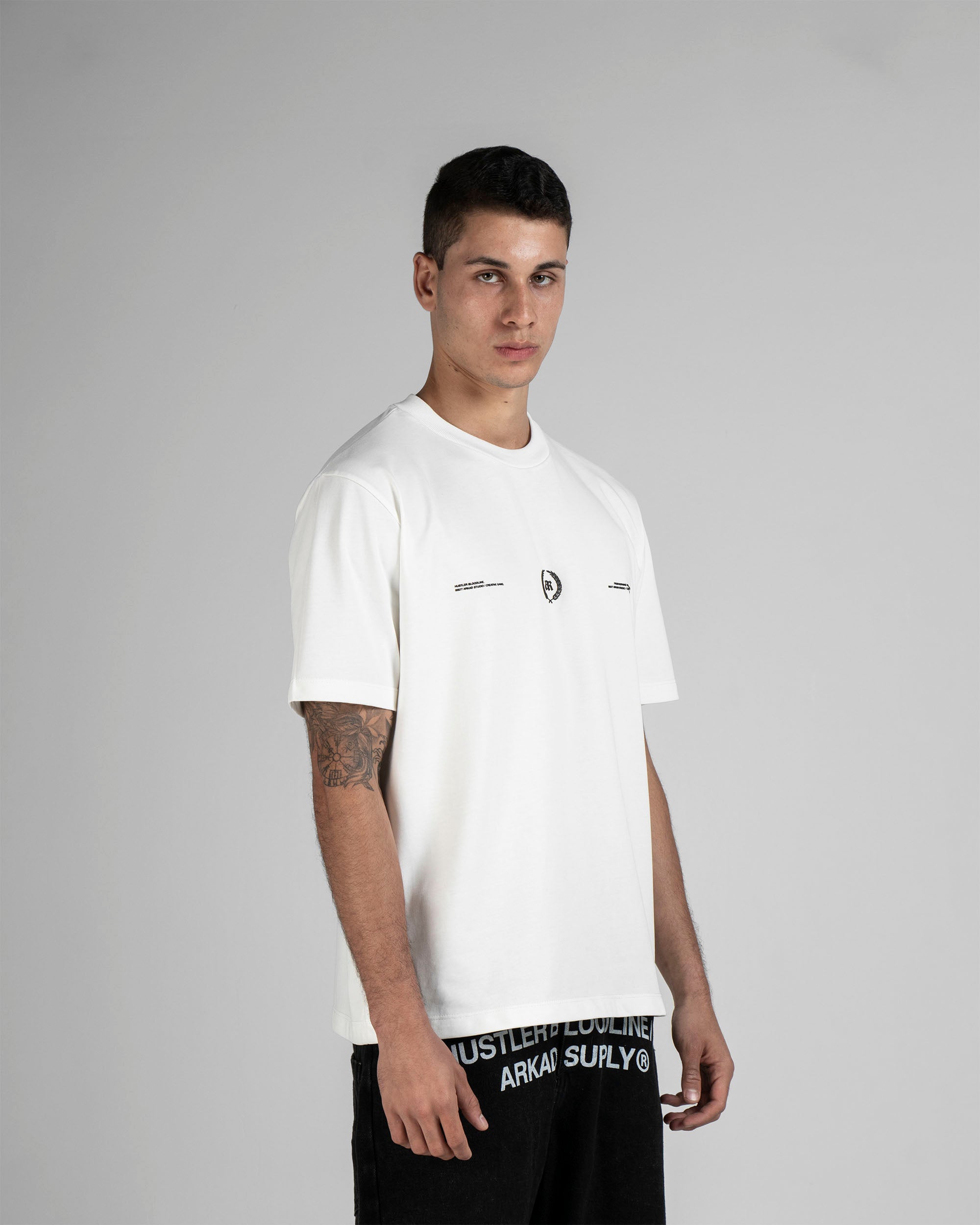 Tshirt Regular Fit Crema Clasica