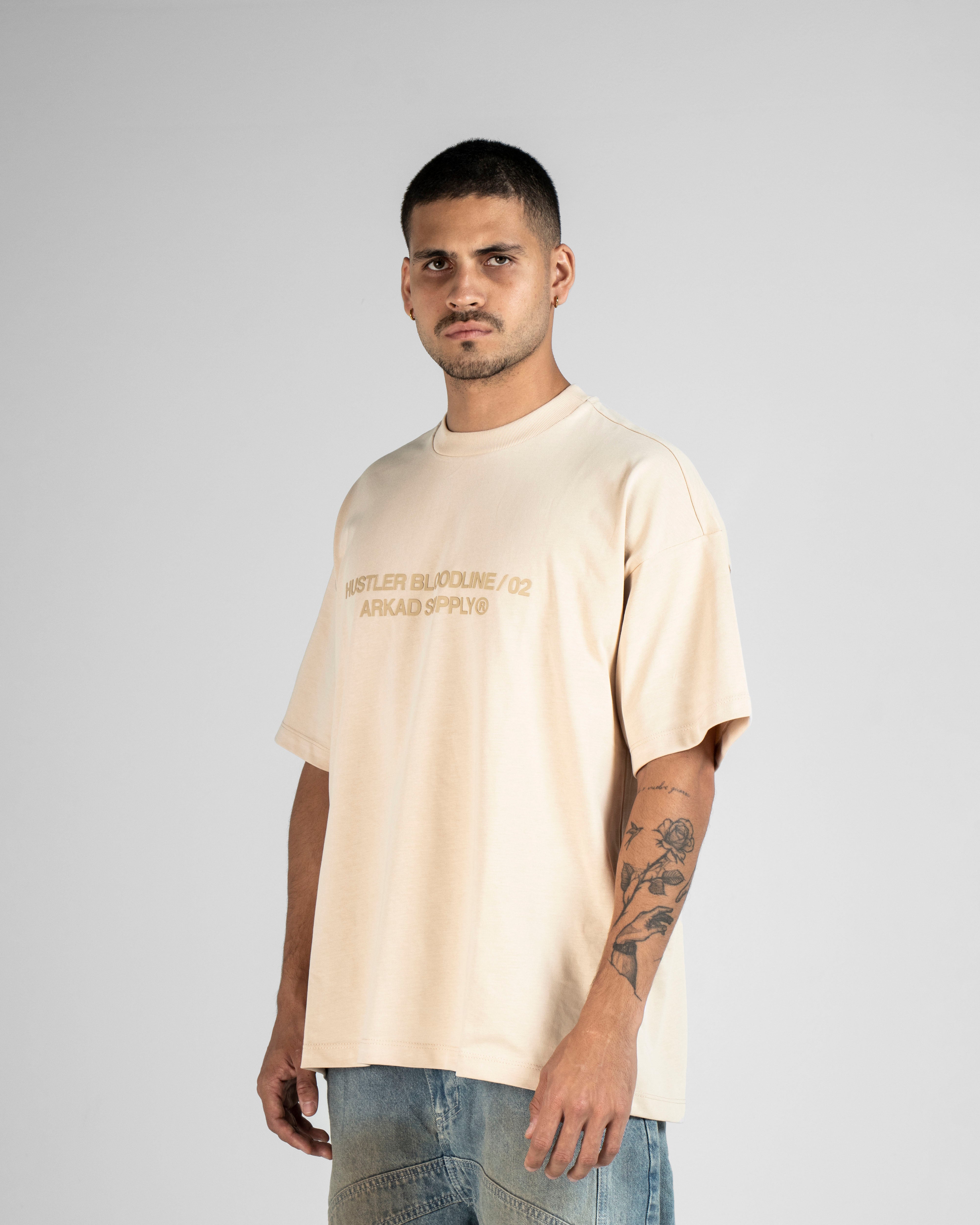 Tshirt Oversize Caqui Hustler