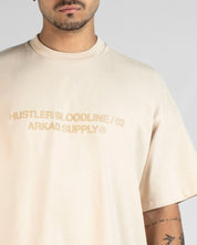 Tshirt Oversize Caqui Hustler