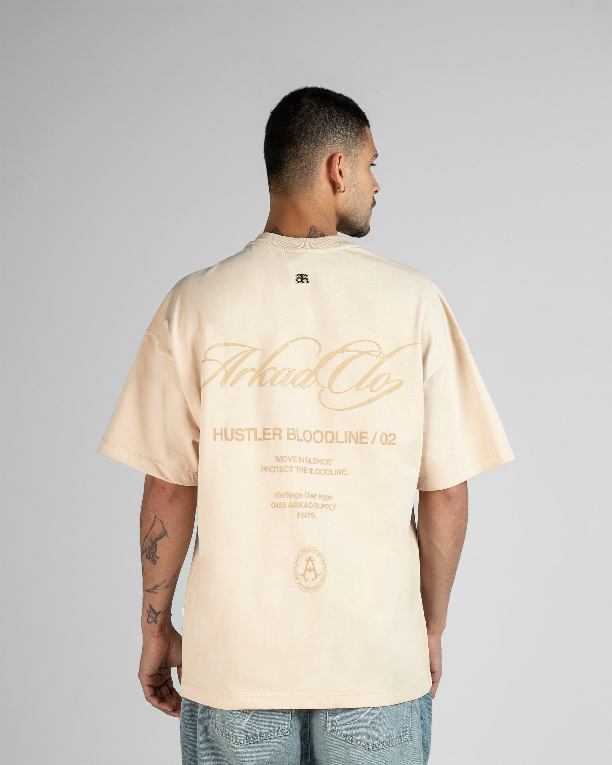 Tshirt Oversize Caqui Hustler