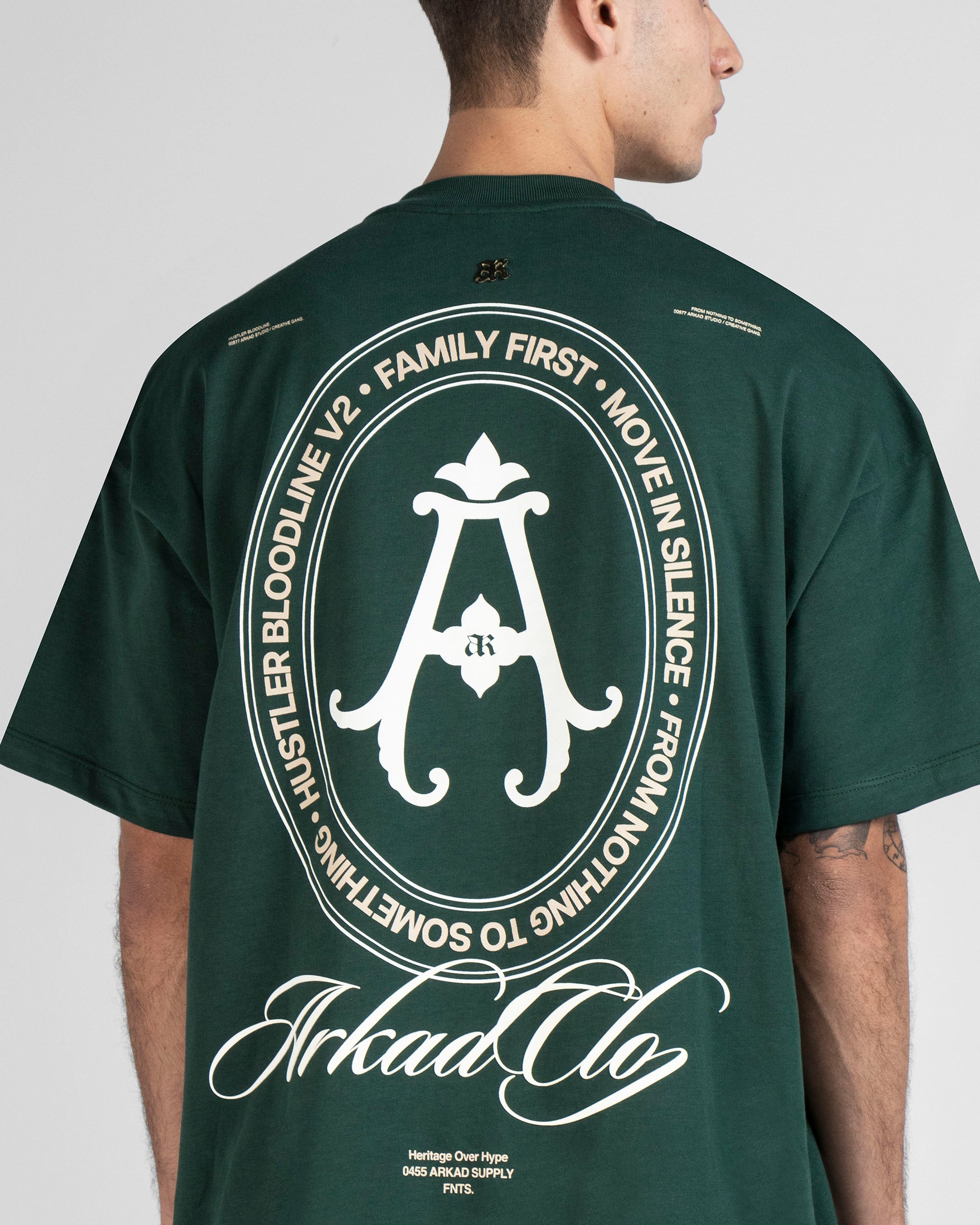 Tshirt Oversize Verde Arkad Clo
