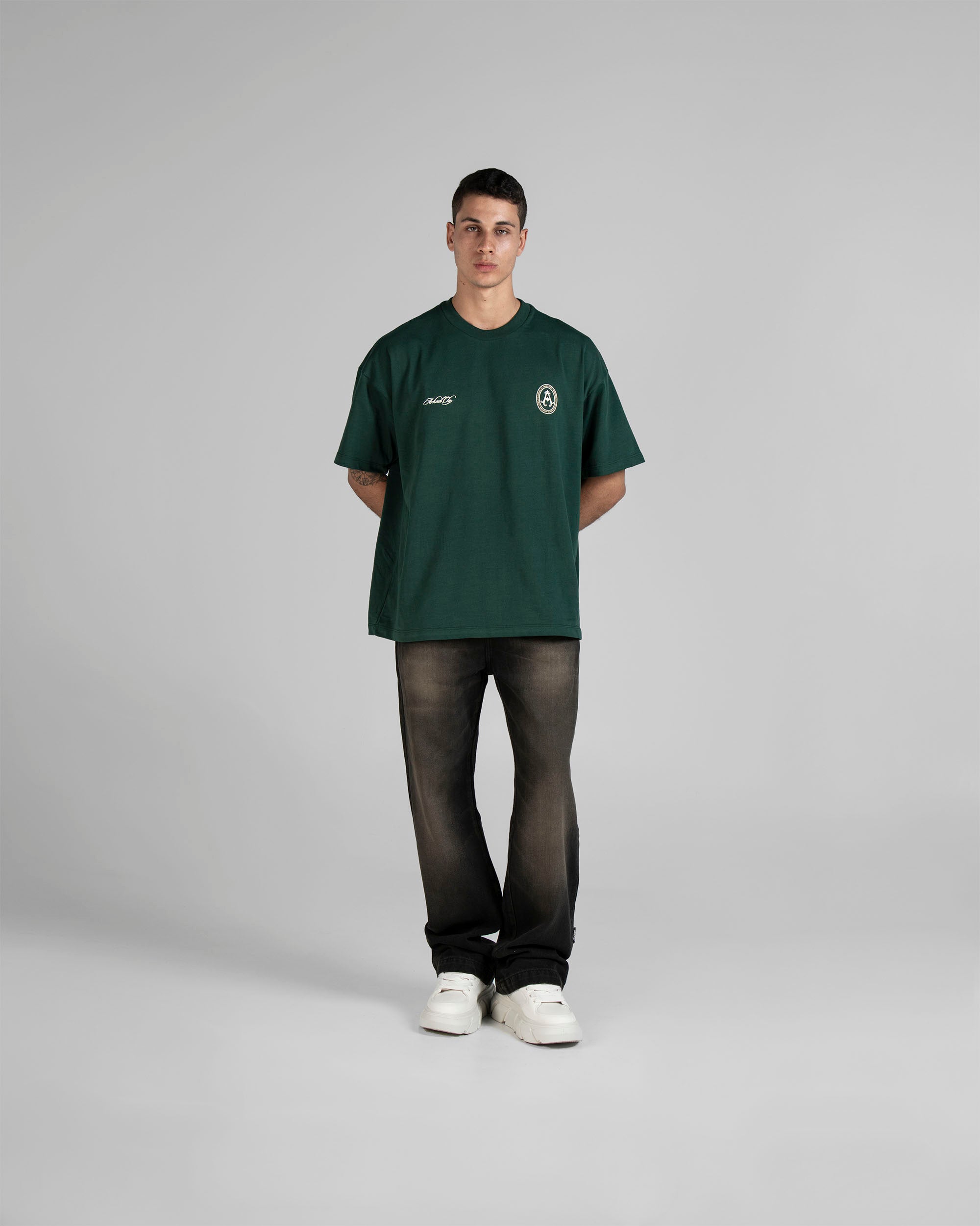 Tshirt Oversize Verde Arkad Clo