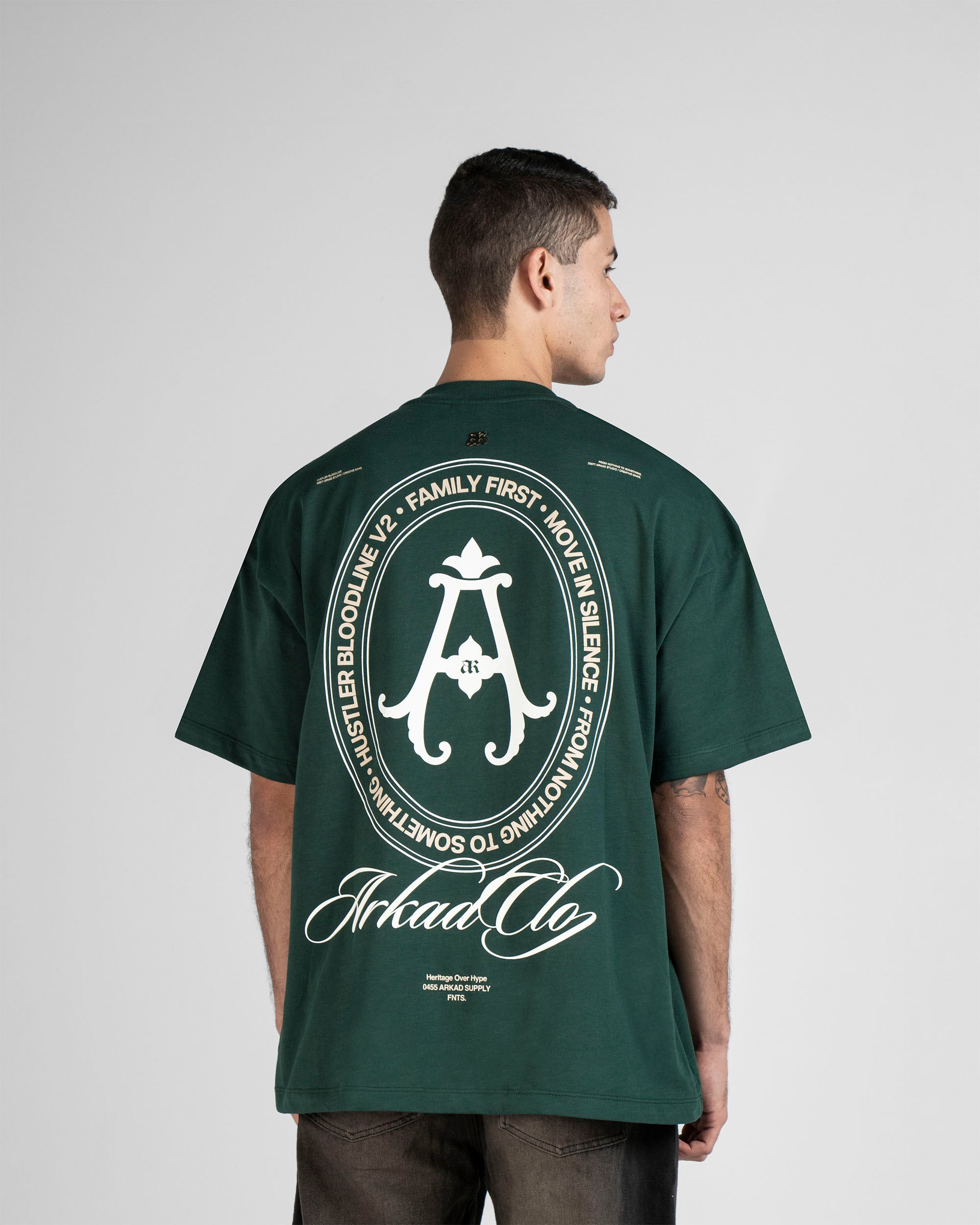 Tshirt Oversize Verde Arkad Clo