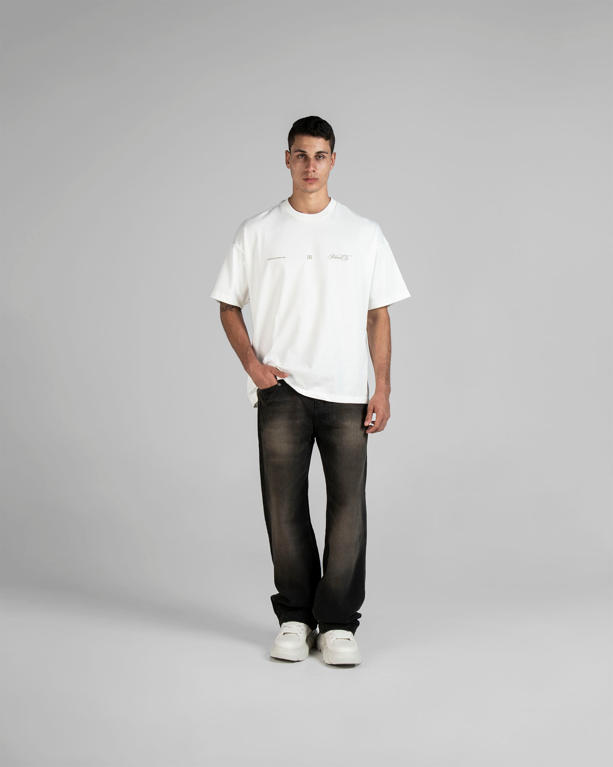 Tshirt Oversize Crema Hustler