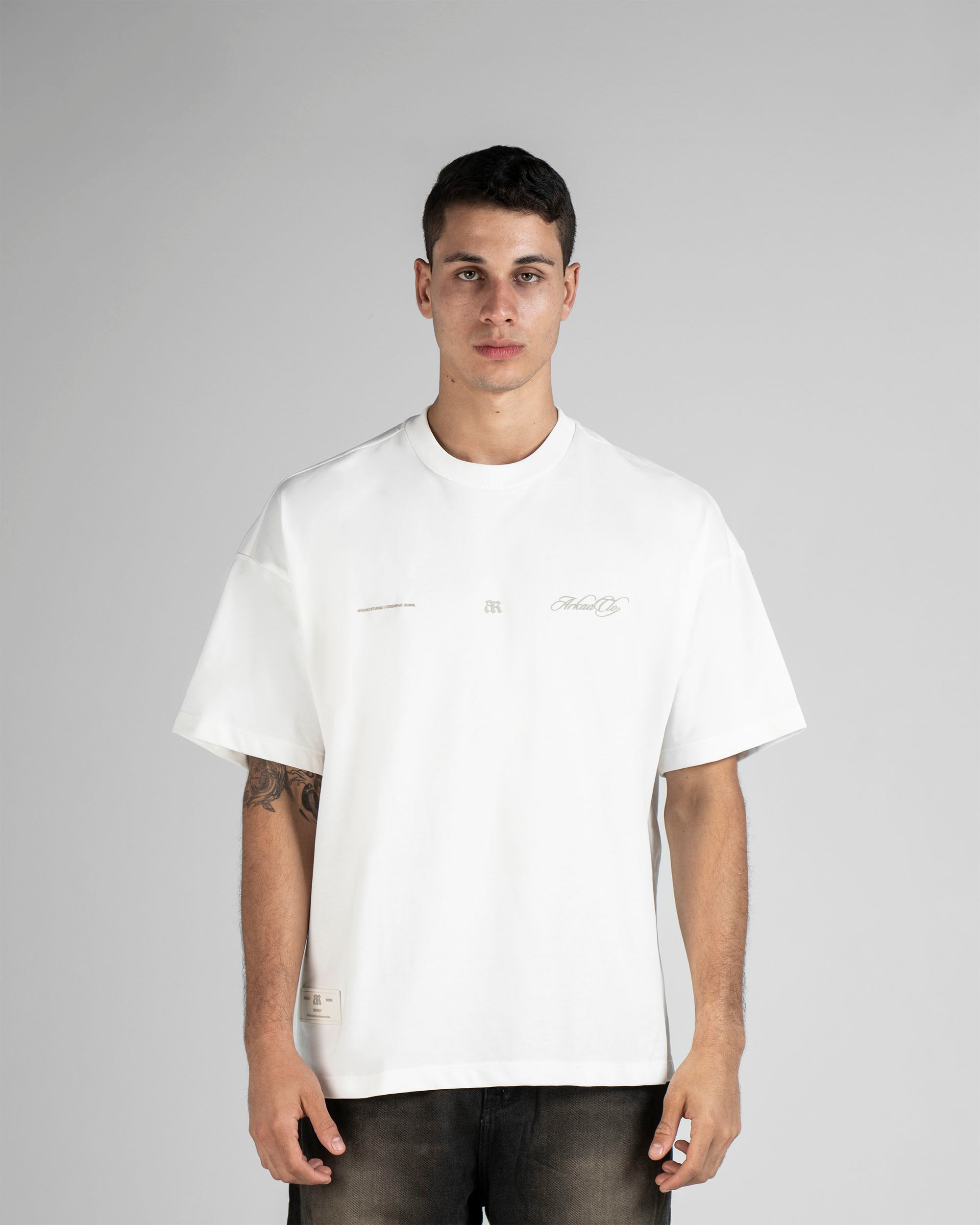 Tshirt Oversize Crema Hustler
