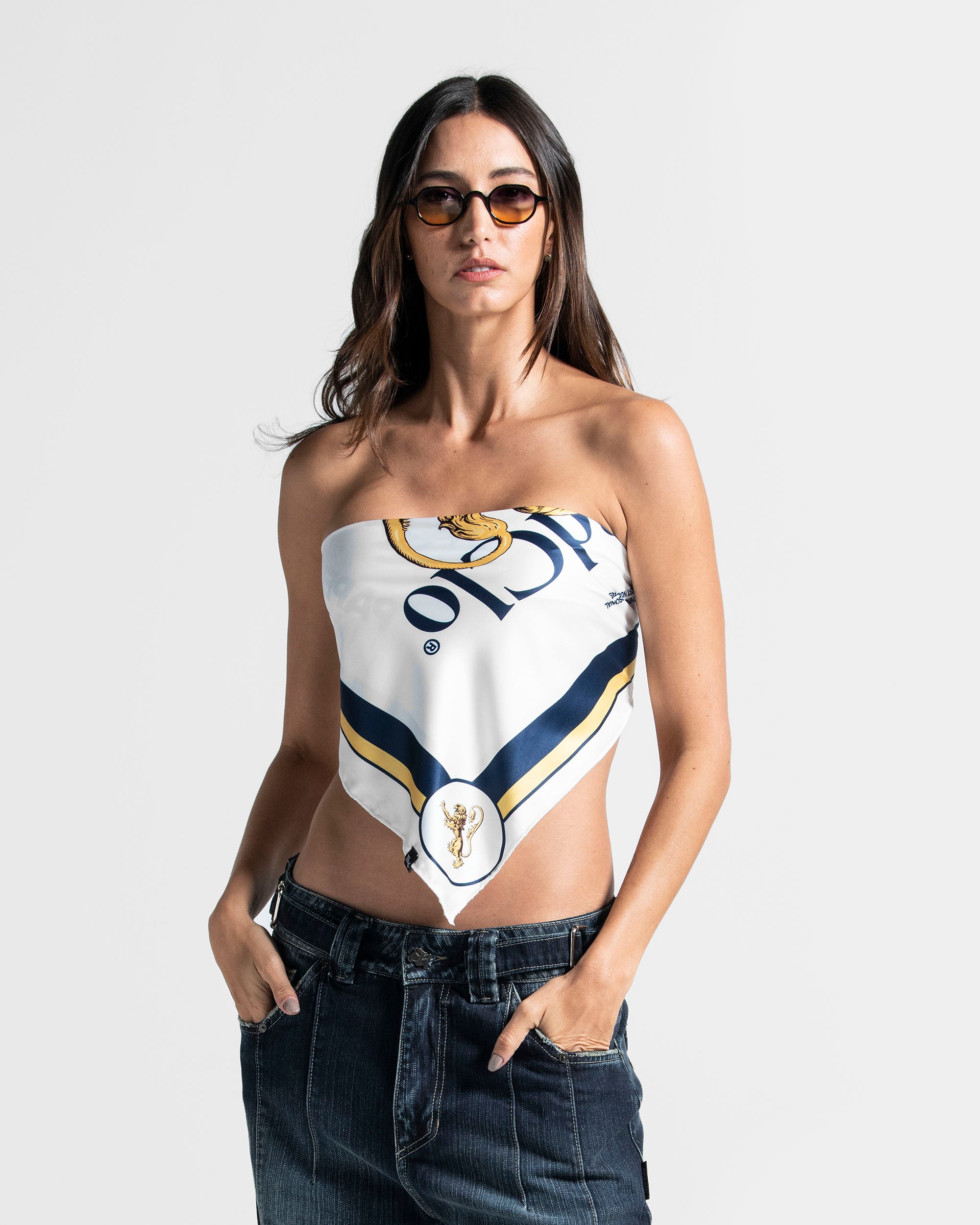 Bandana Paper Azul Amarilla