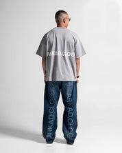 Tshirt Oversize Gris Paper Trail