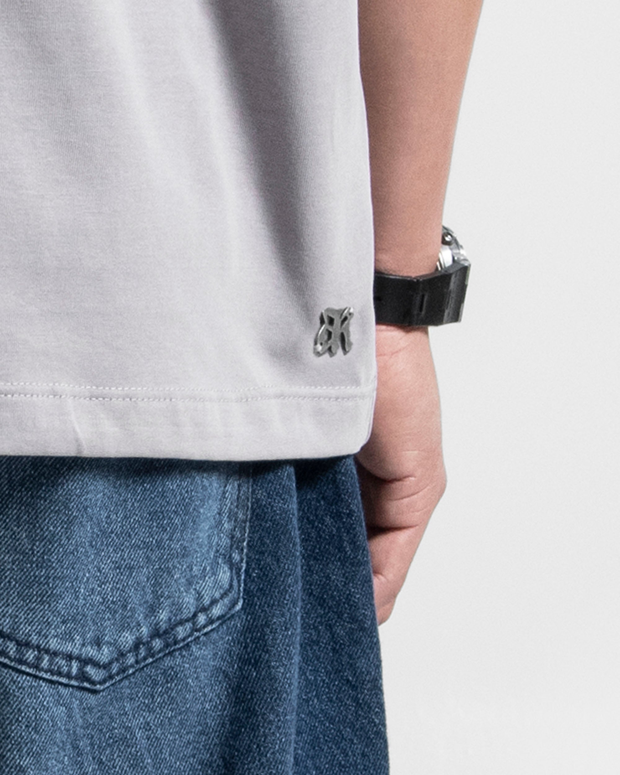 Tshirt Oversize Gris Paper Trail