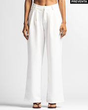 Tailored Pant Blanco Mujer - PREVENTA