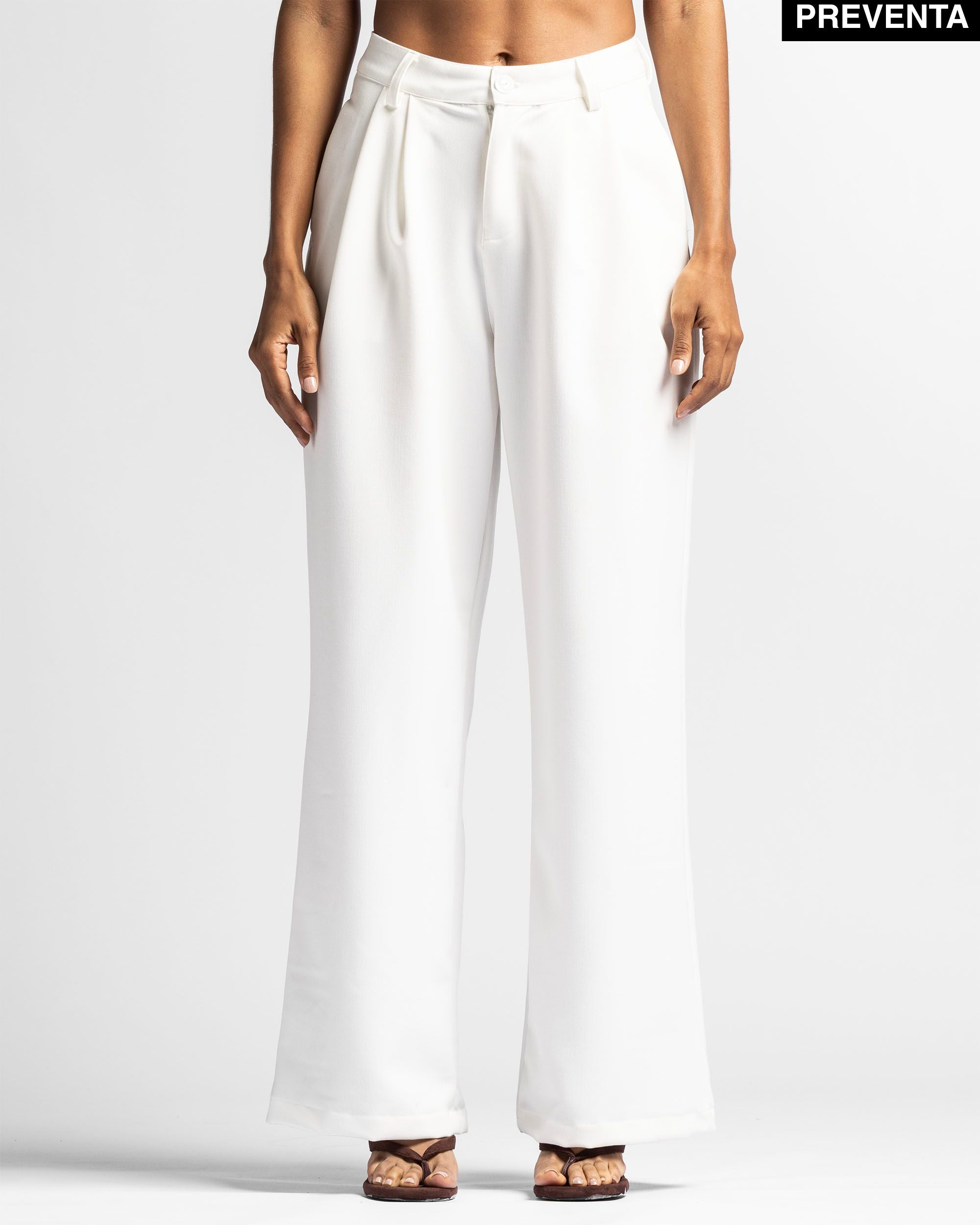 Tailored Pant Blanco Mujer - PREVENTA