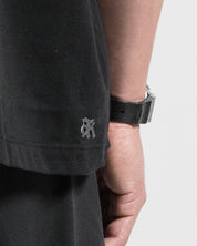 Tshirt Oversize Negra Paper Trail