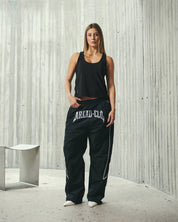 Sweatpant Negra Bordada - Unisex