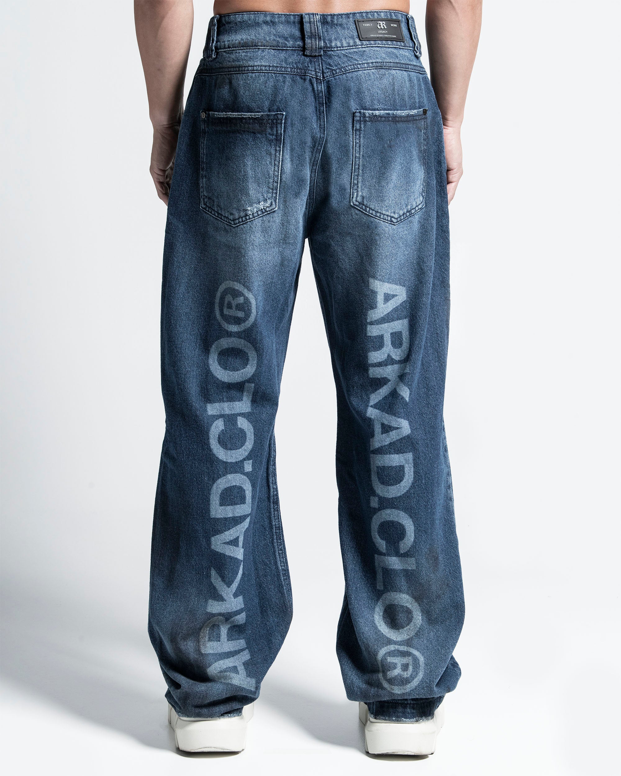 Denim Pant Azul Laser Arkad.Clo