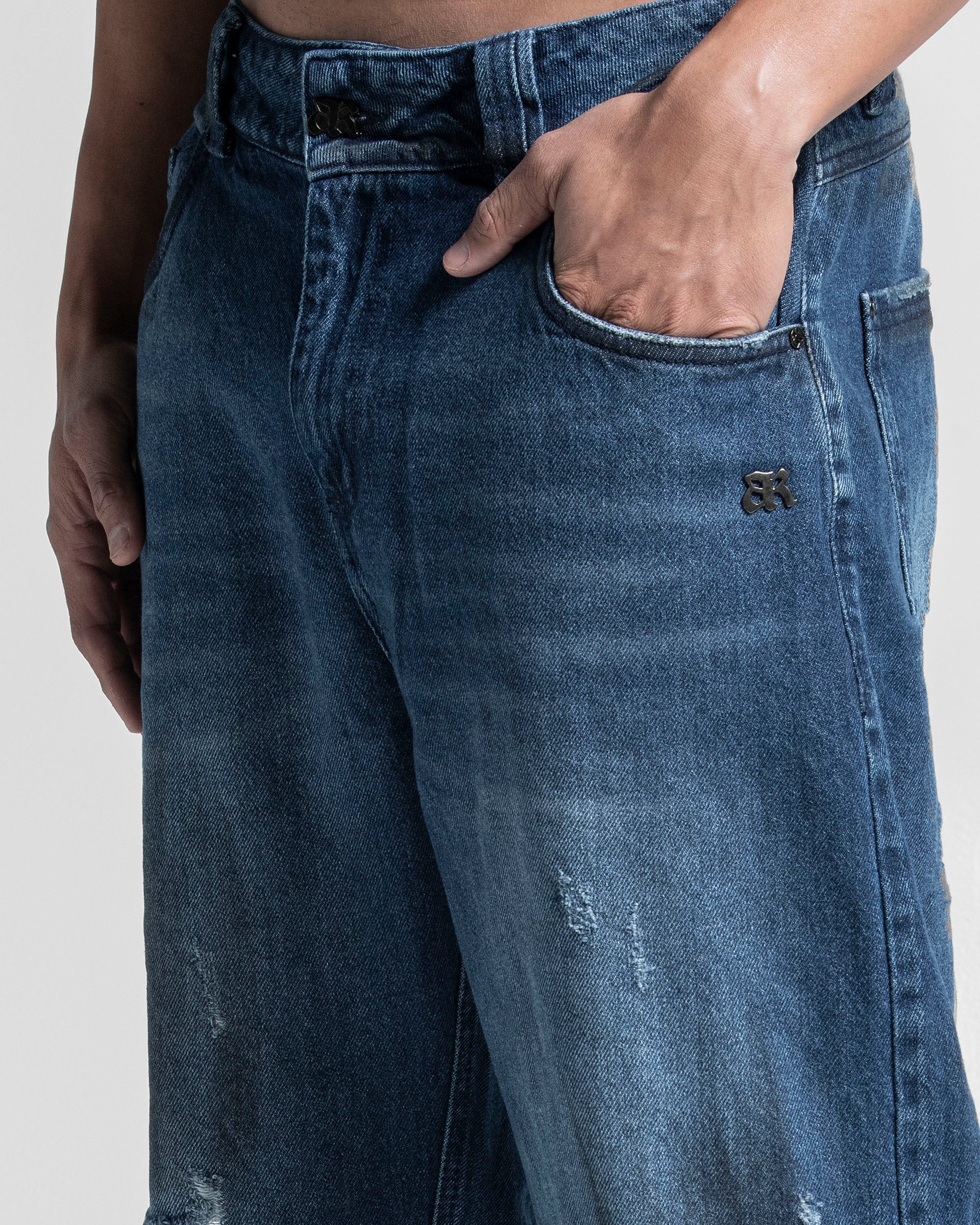 Denim Pant Azul Laser Arkad.Clo