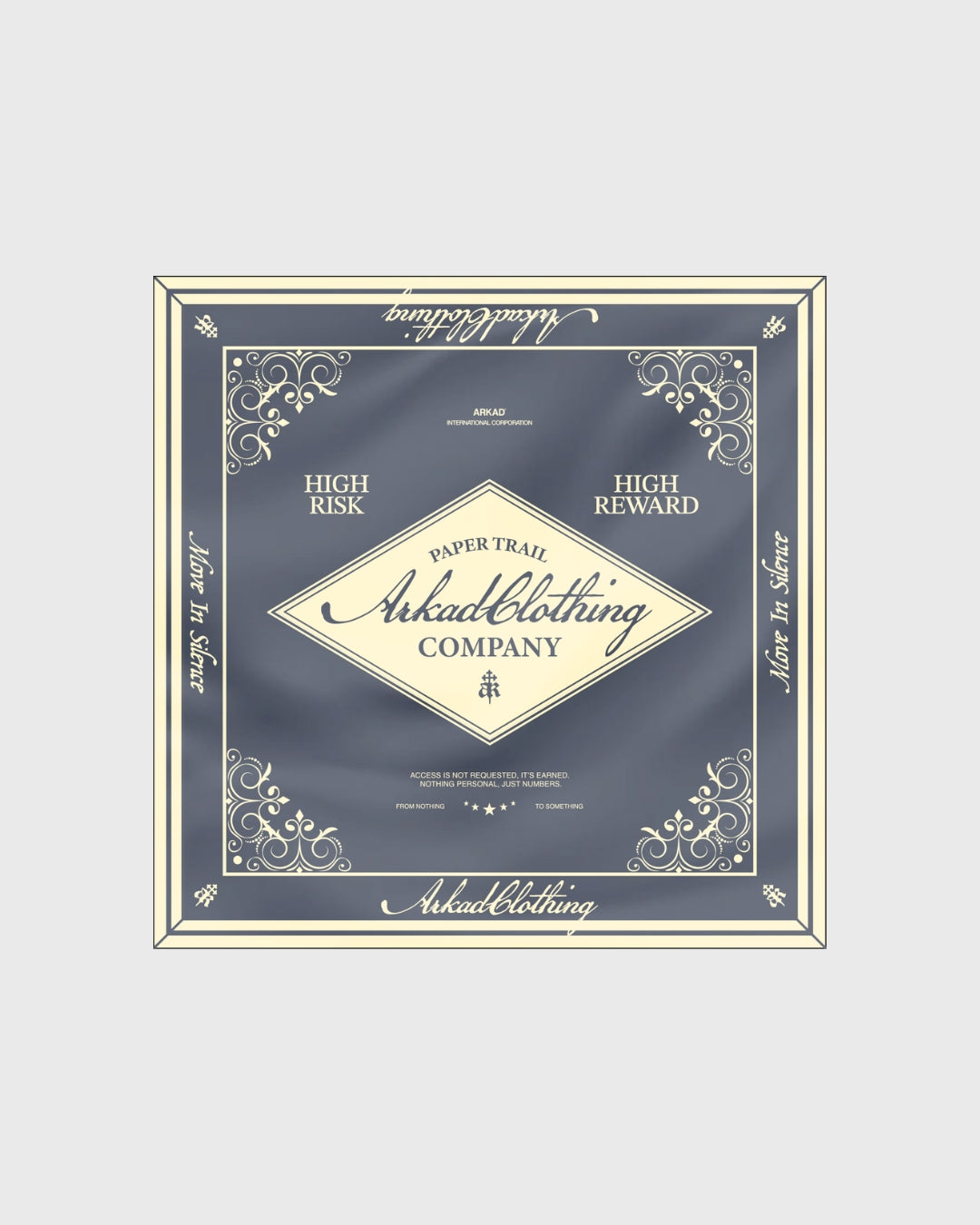 Bandana Gris Beige Paper Trail