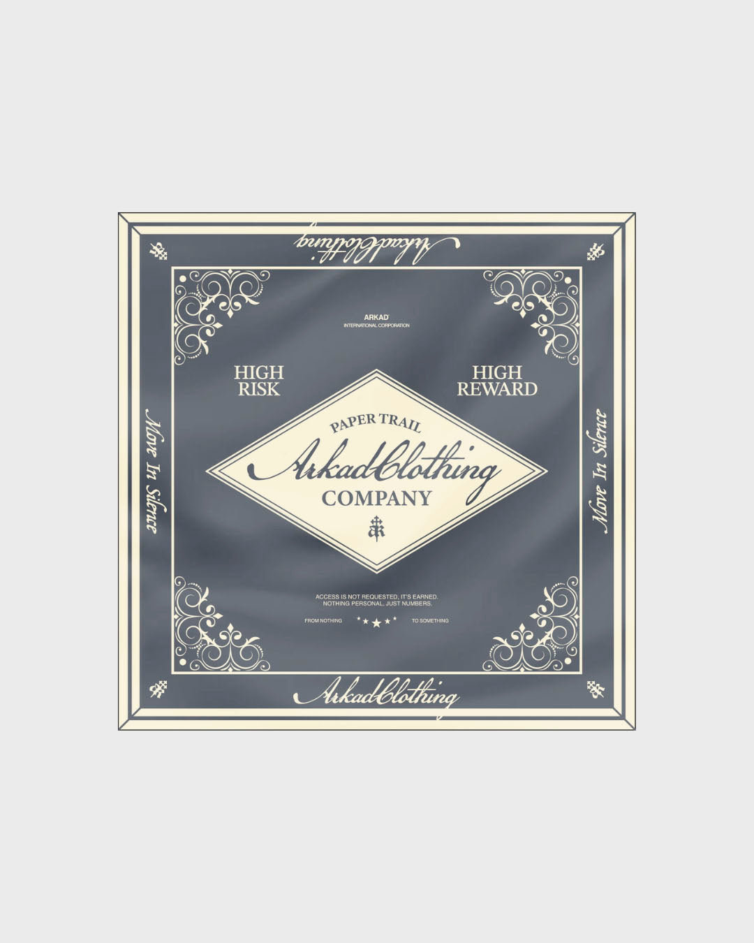 Bandana Gris Beige Paper Trail