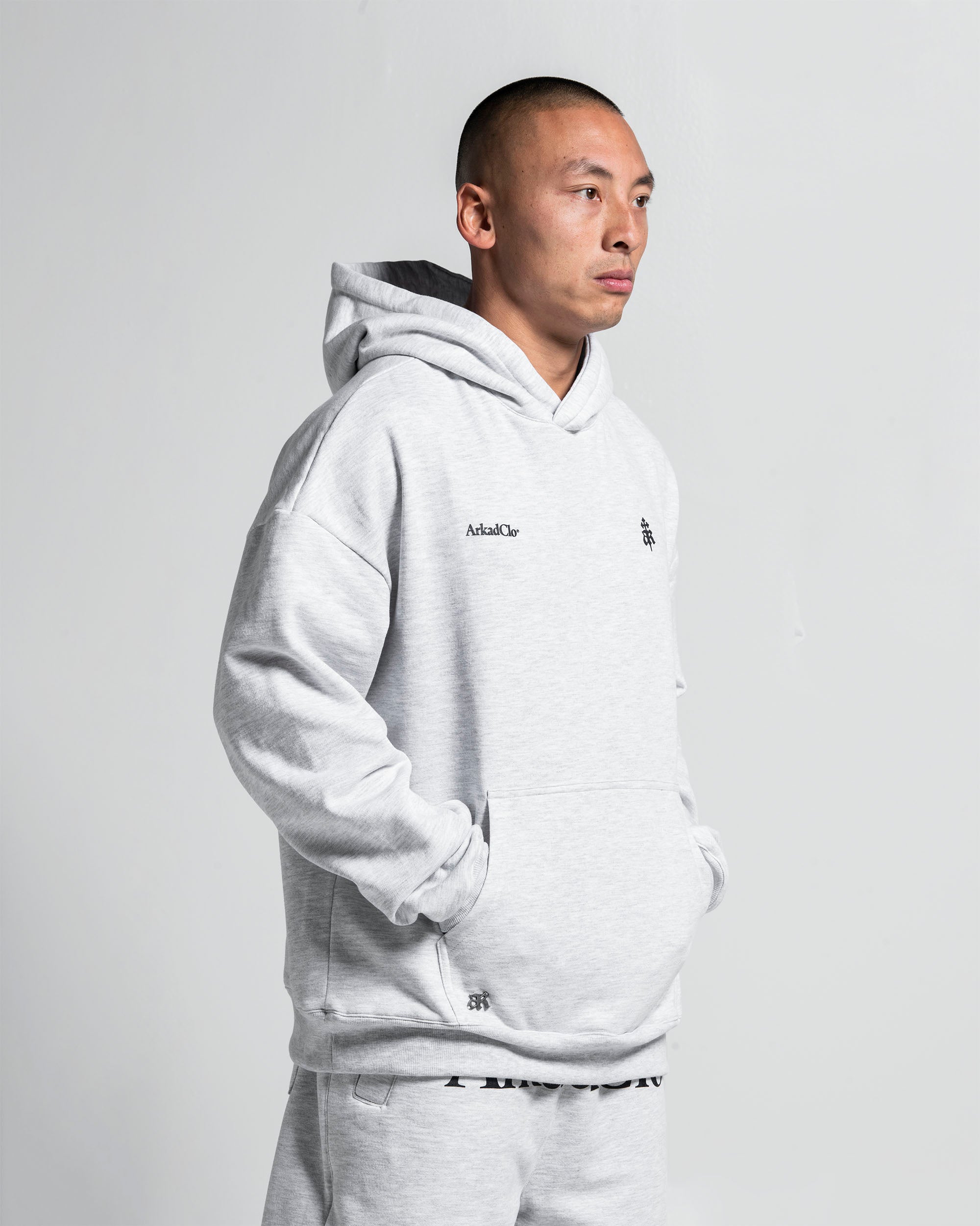 Hoodie Gris Paper Trail