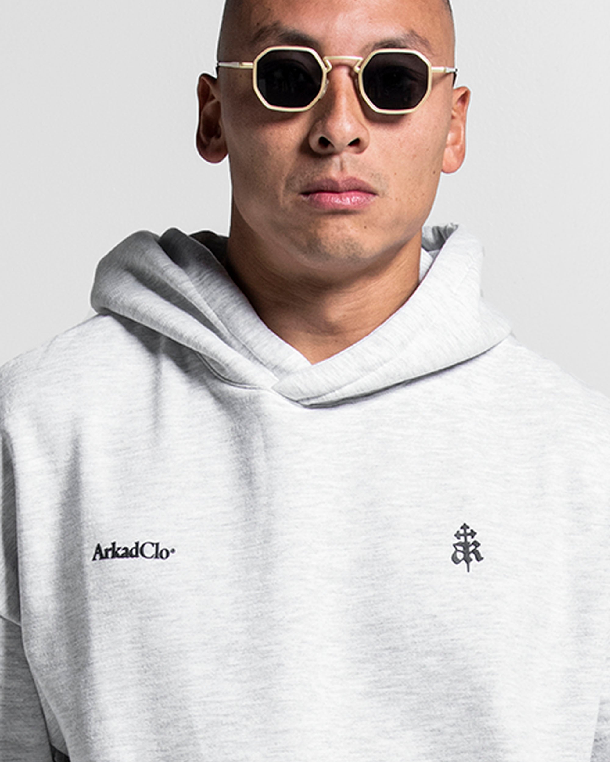 Hoodie Gris Paper Trail