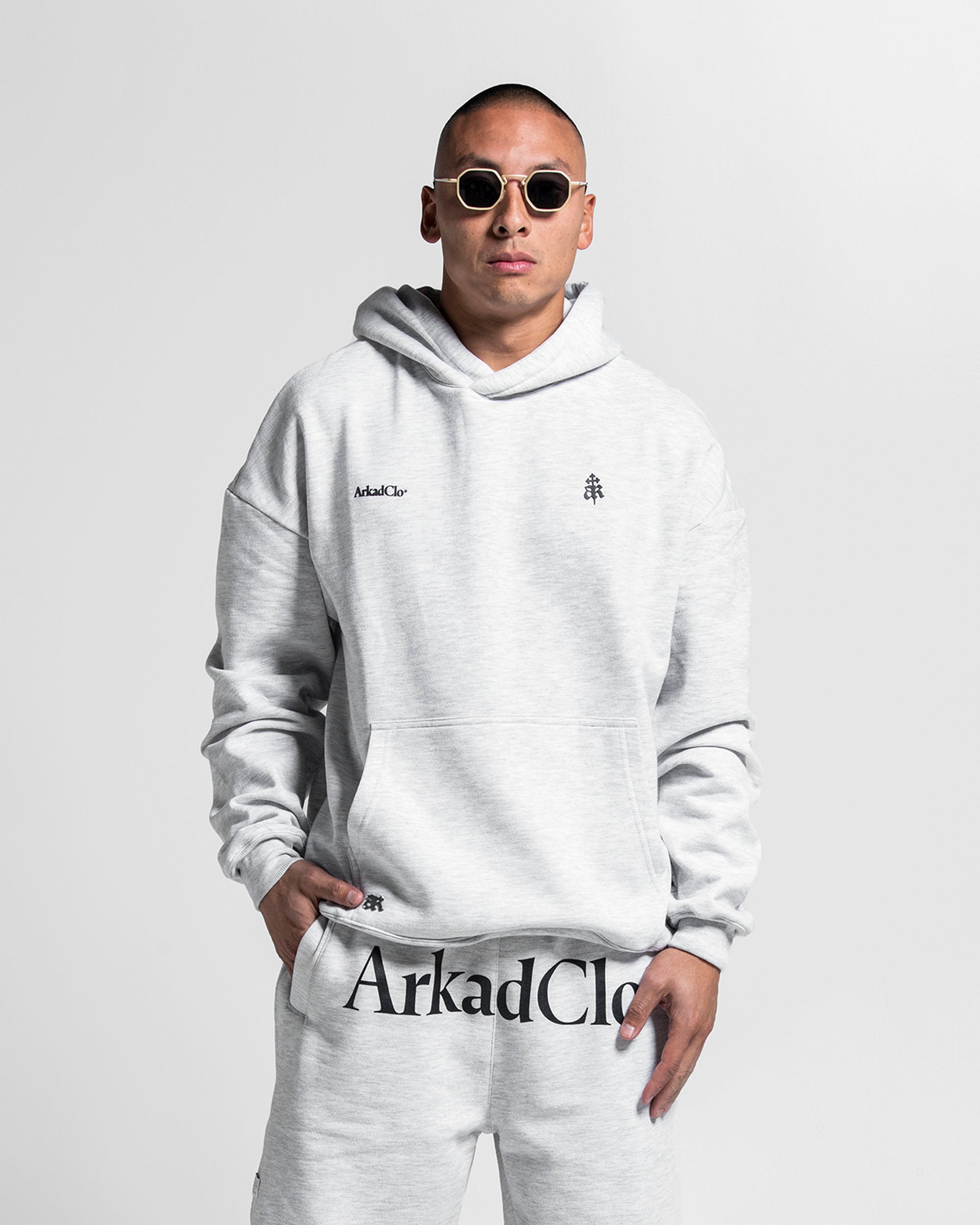 Hoodie Gris Paper Trail