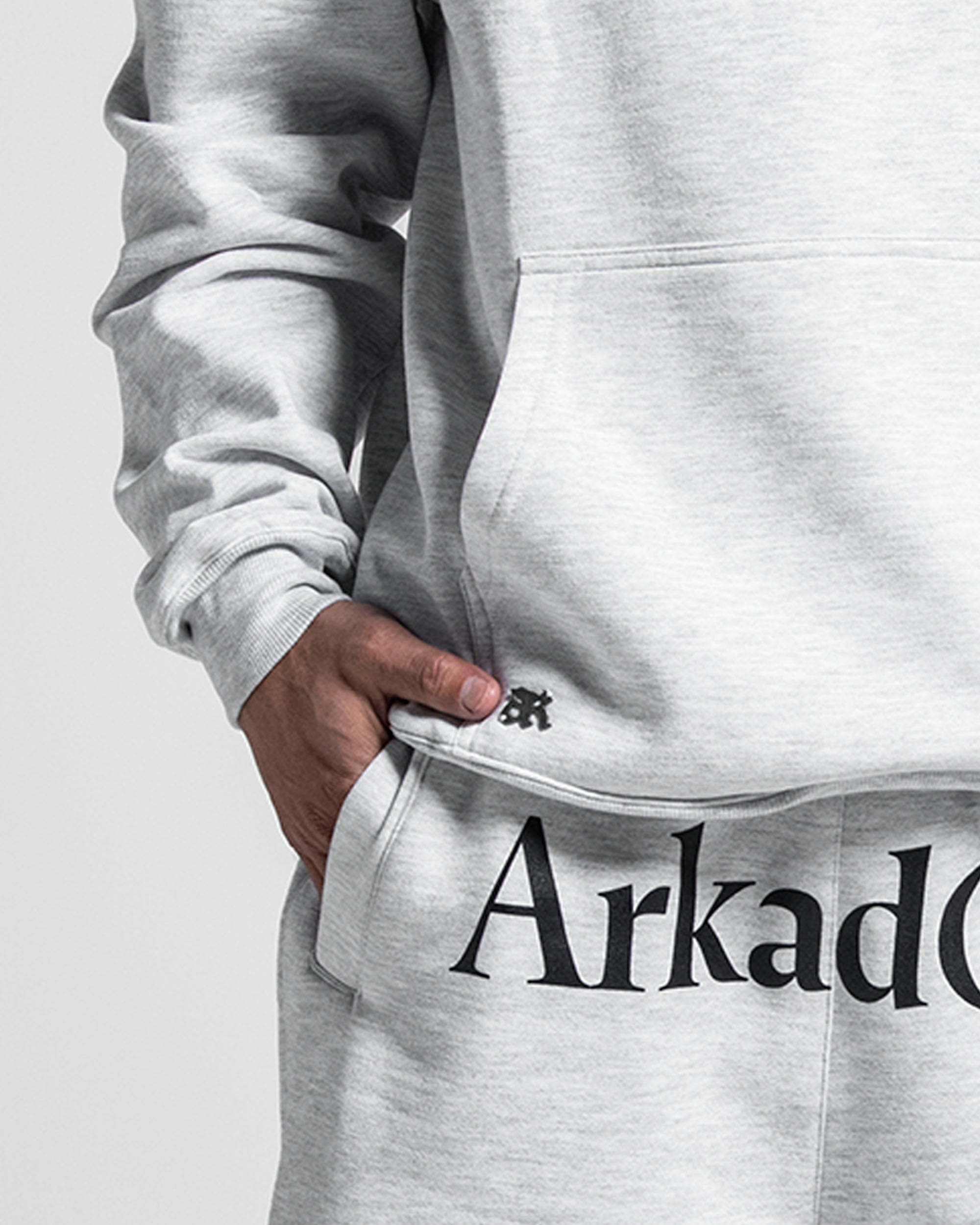 Hoodie Gris Paper Trail