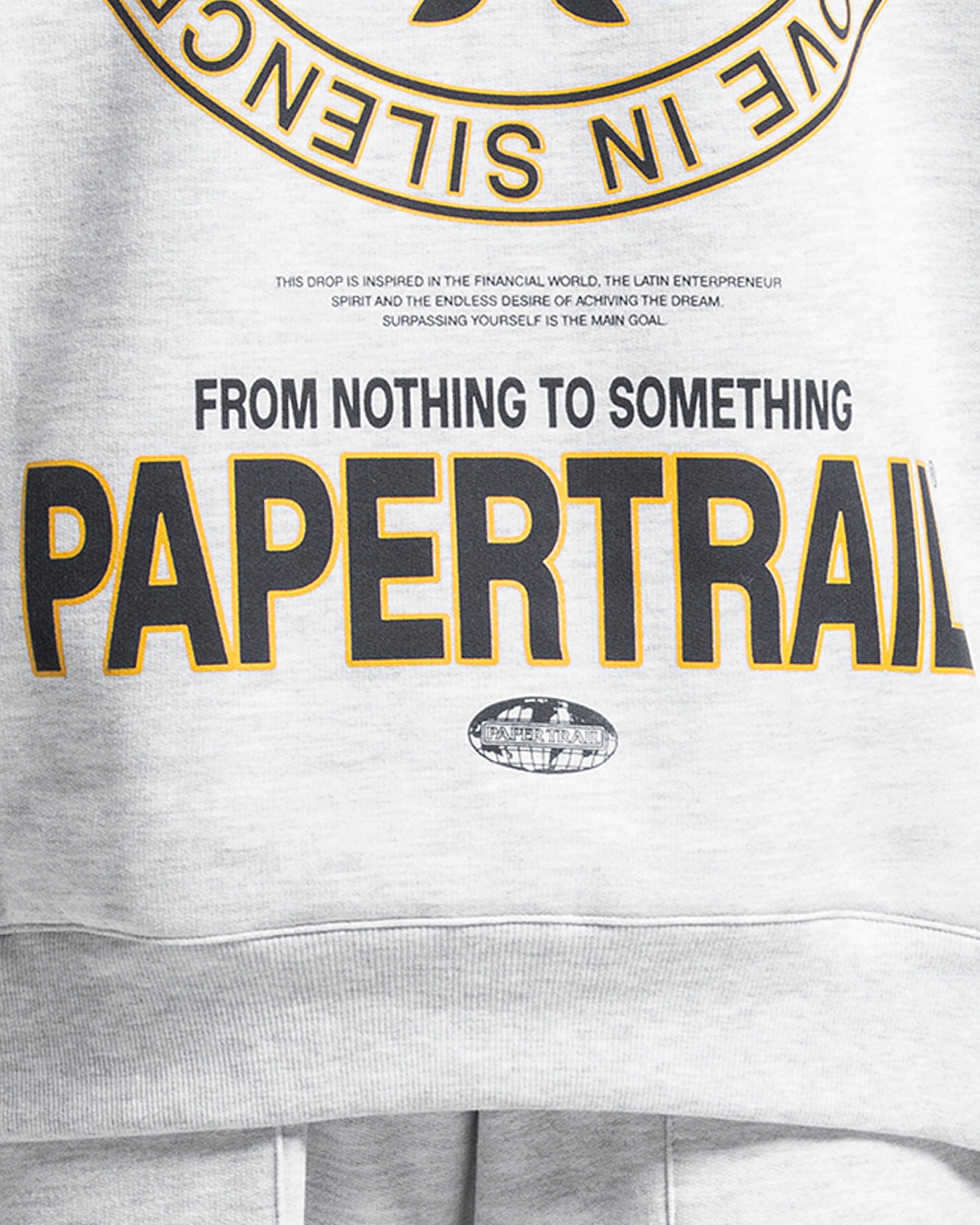 Hoodie Gris Paper Trail