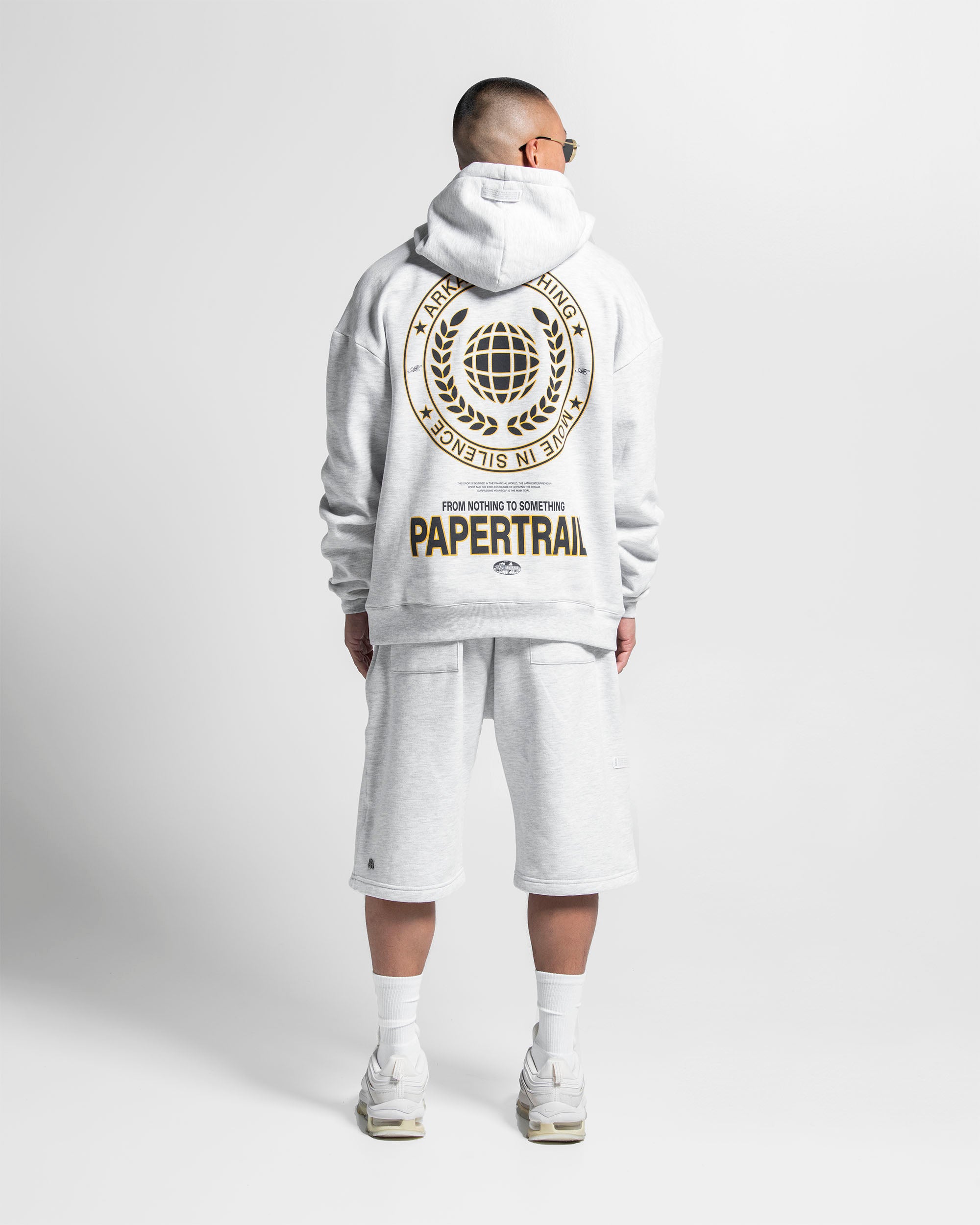 Hoodie Gris Paper Trail