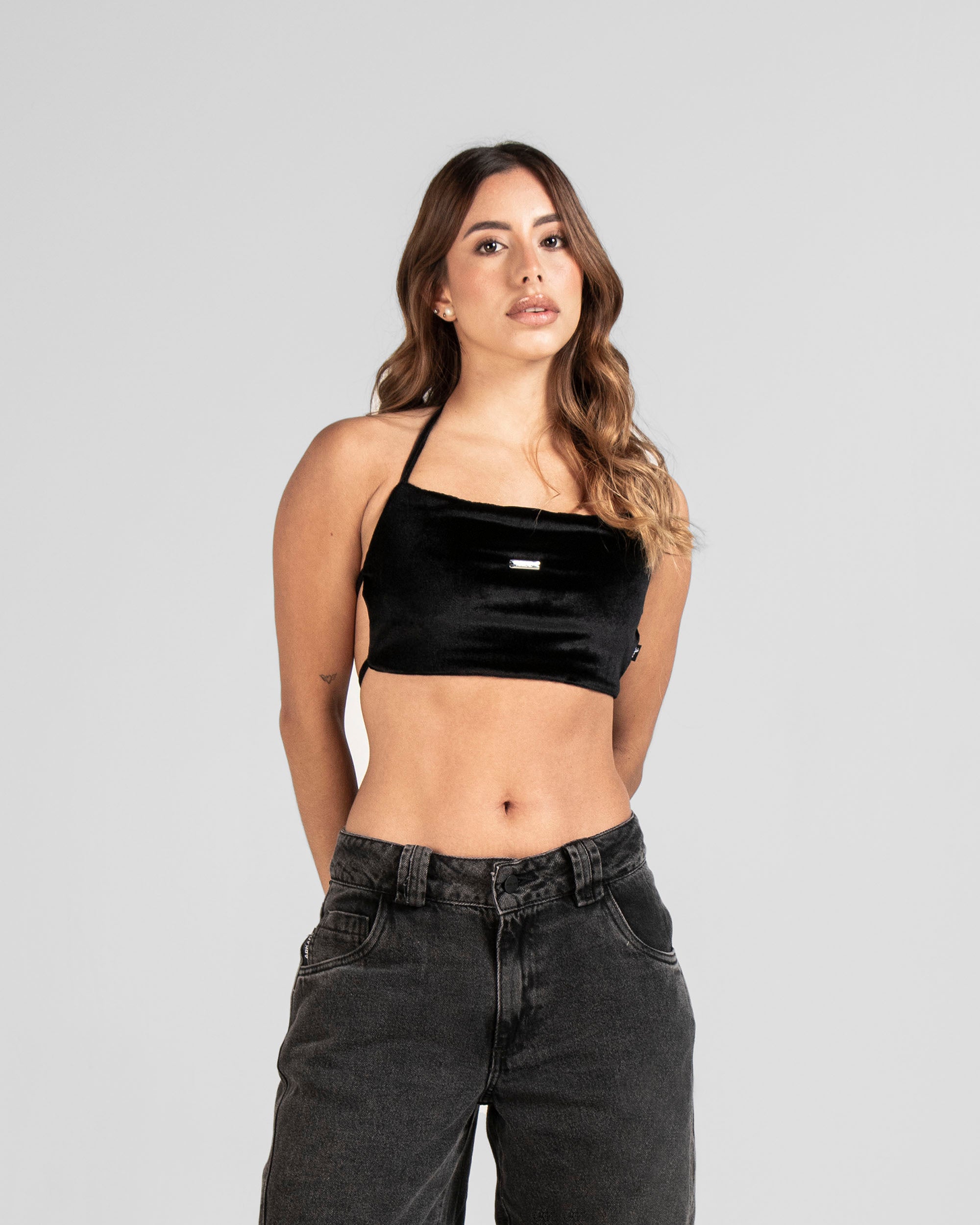 Top Velvet Negro