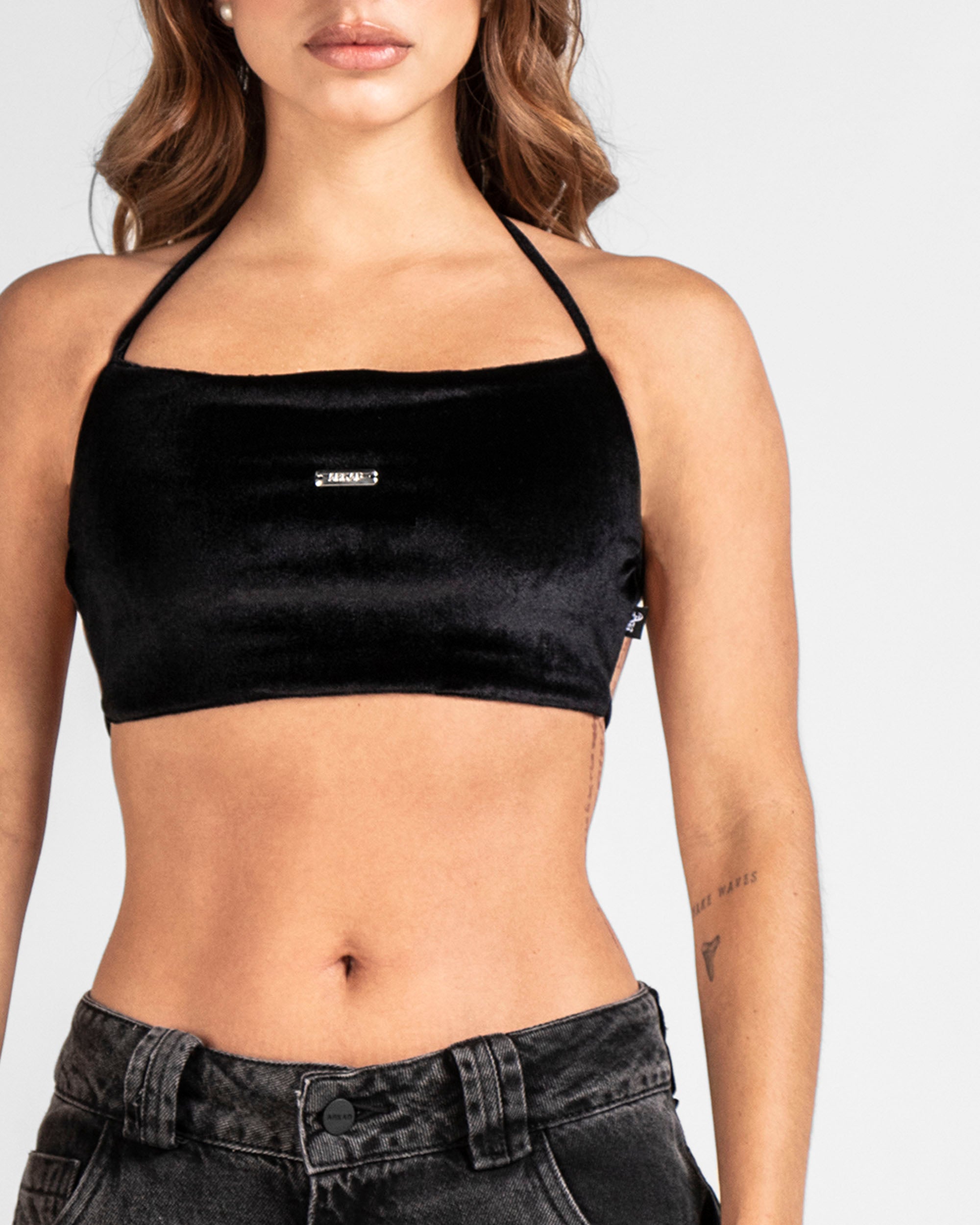 Top Velvet Negro
