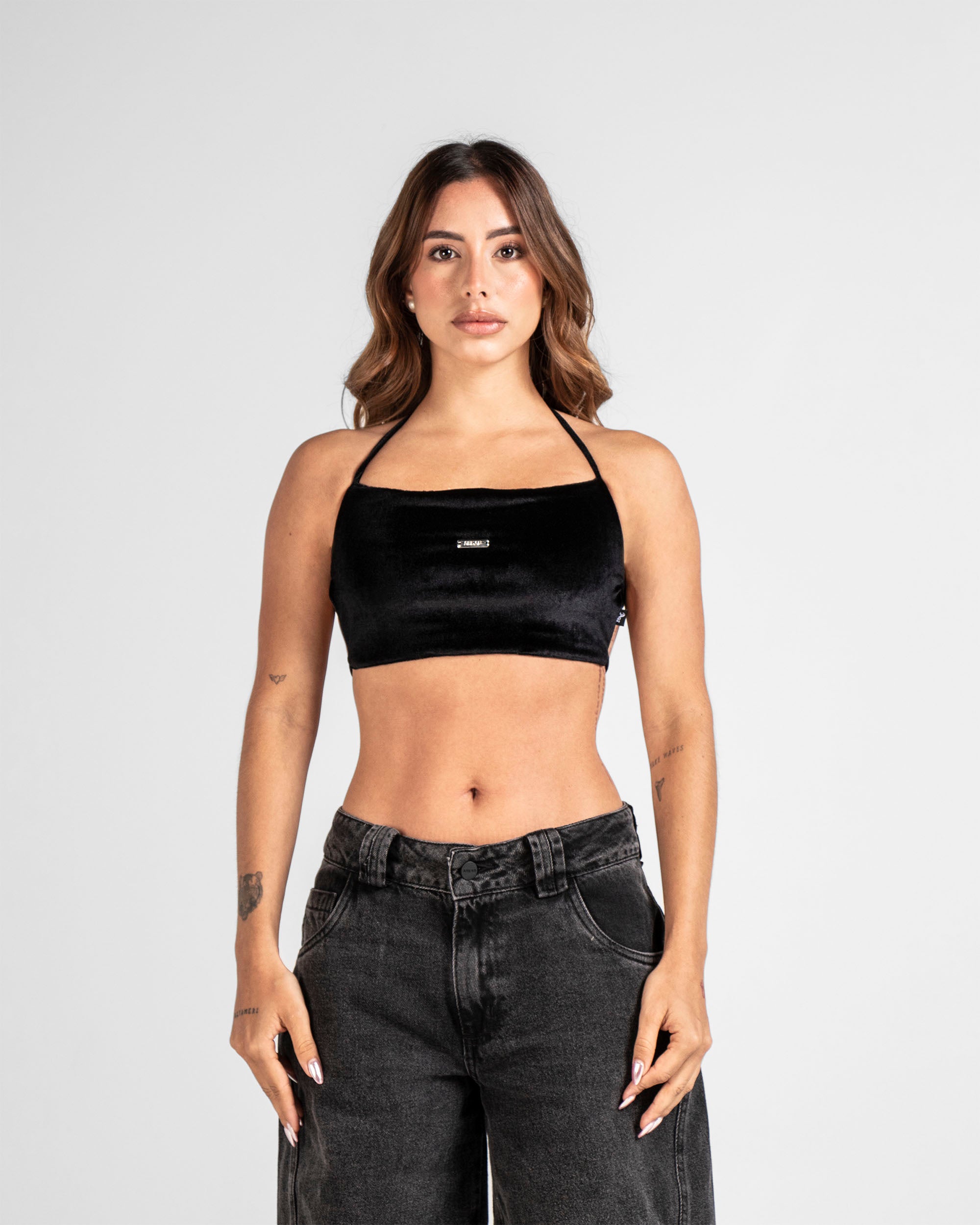 Top Velvet Negro