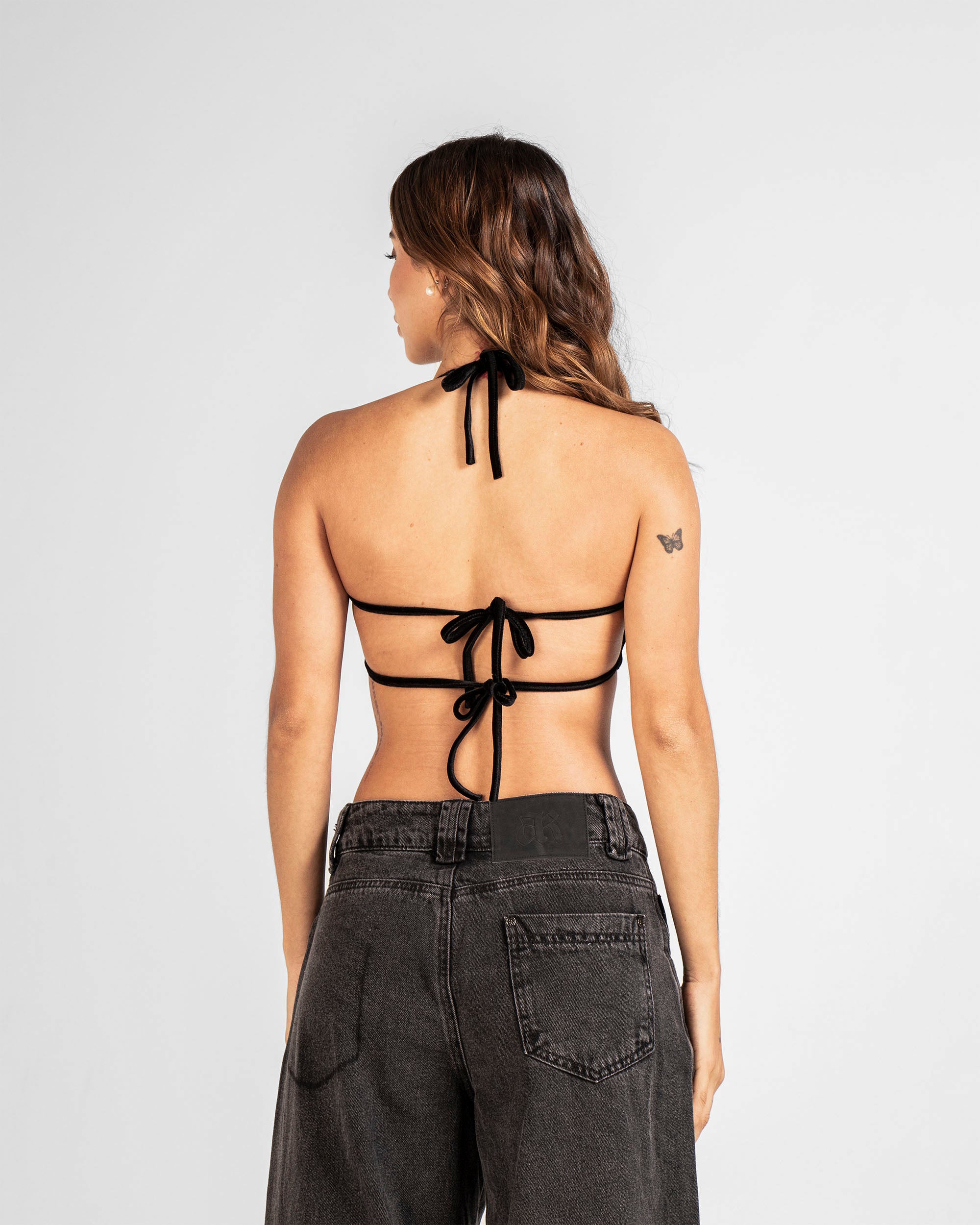 Top Velvet Negro